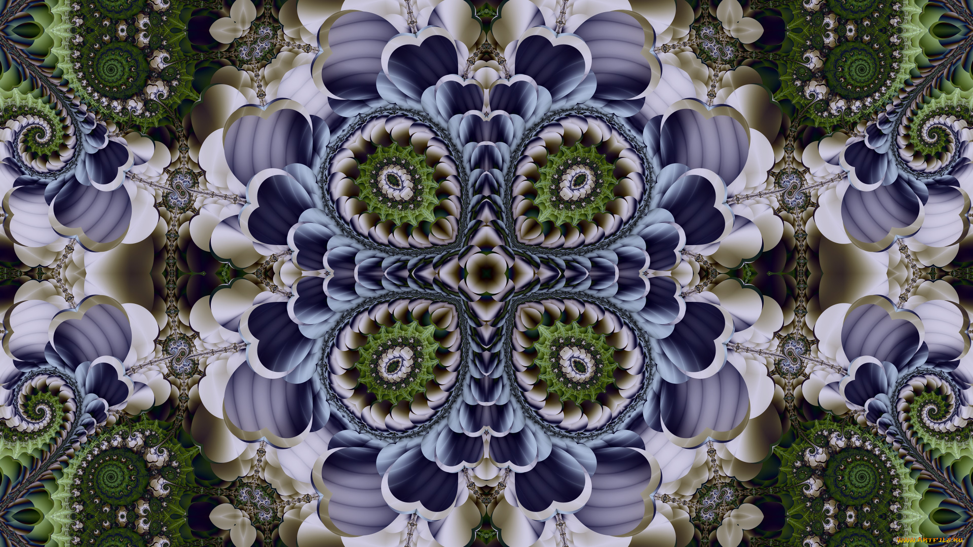 3д, графика, фракталы, , fractal, цвета, узор, фон