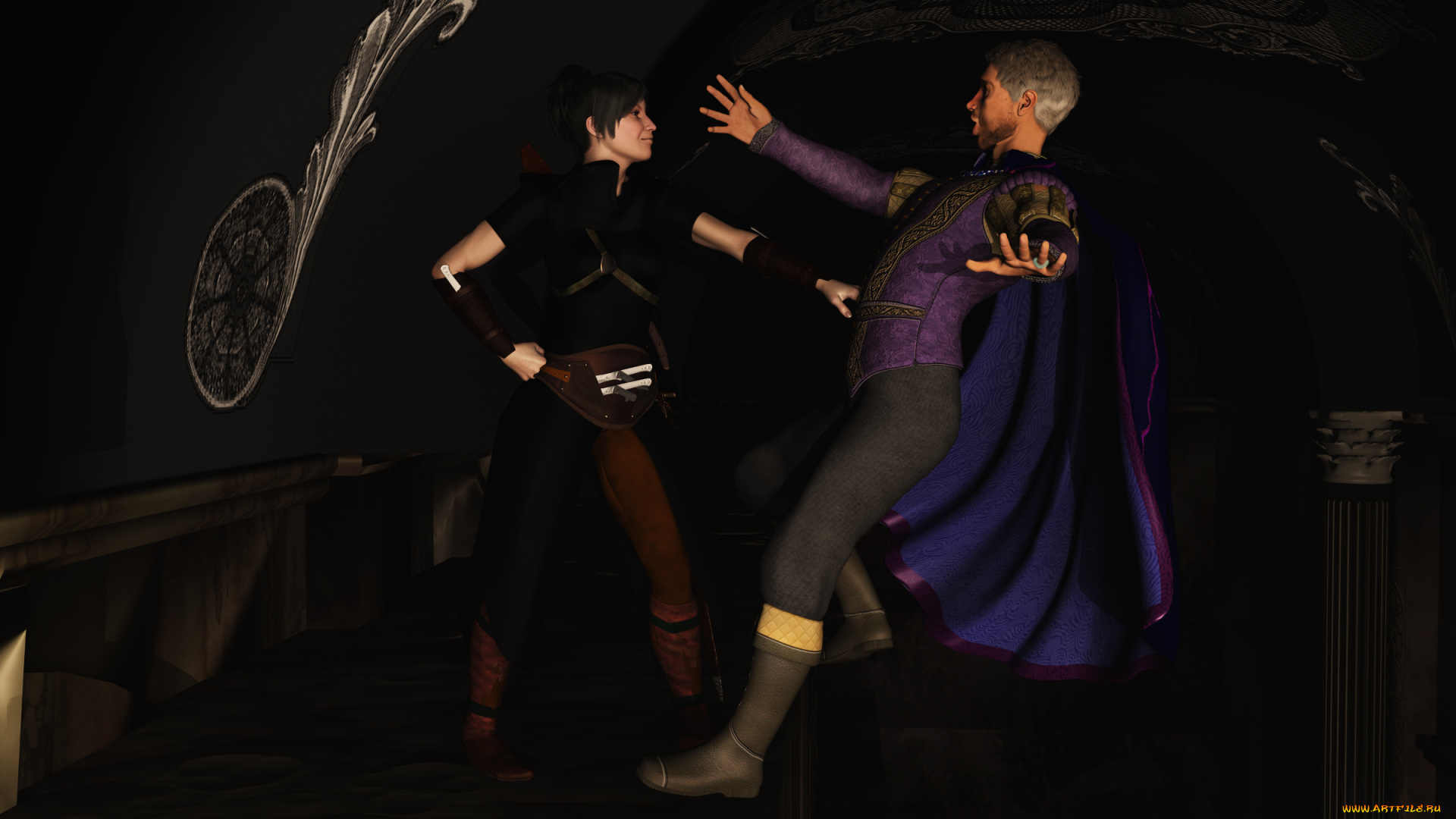 3д, графика, люди, , people, фон, взгляд, девушка, мужчина