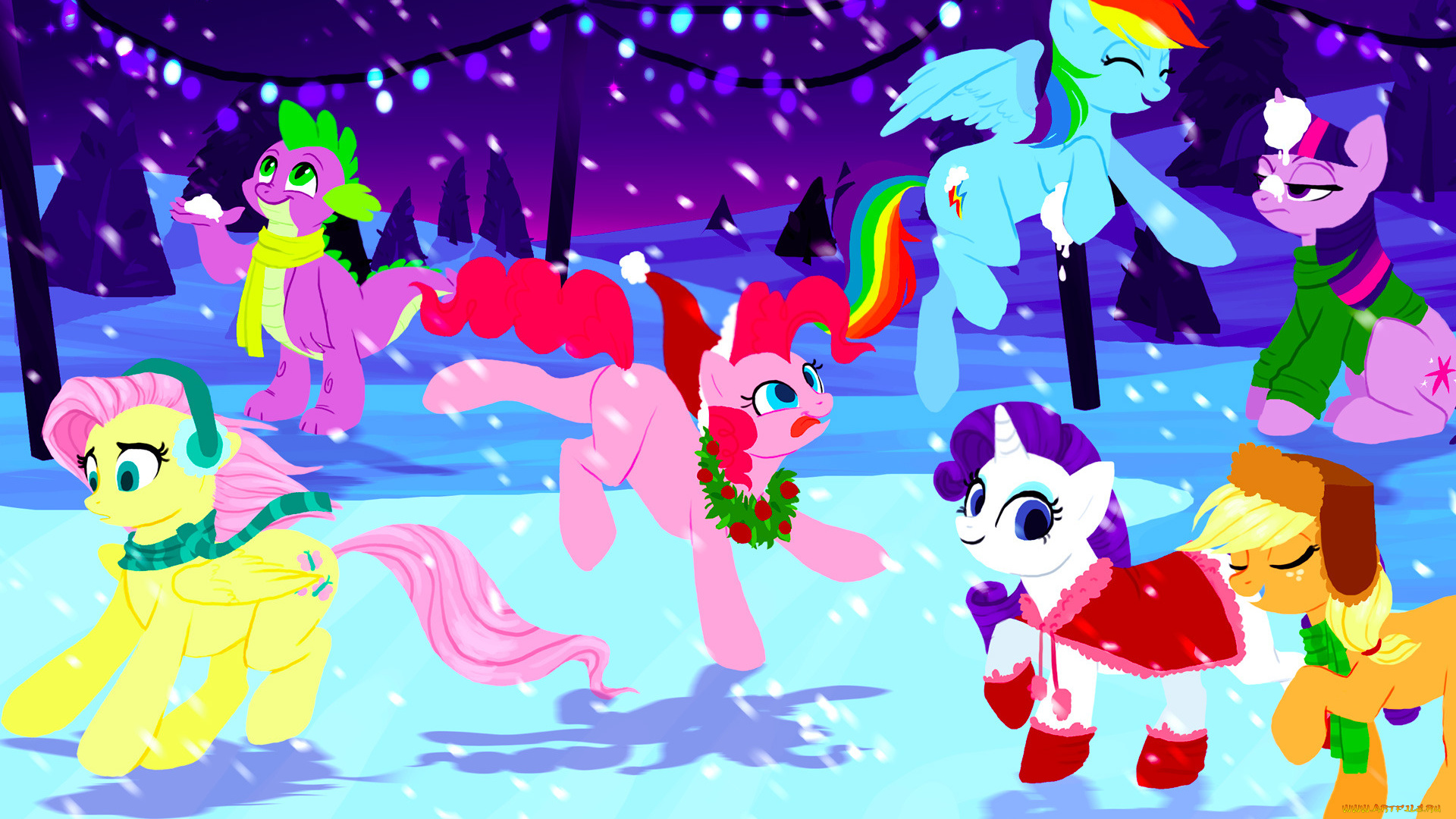 мультфильмы, my, little, pony, пони