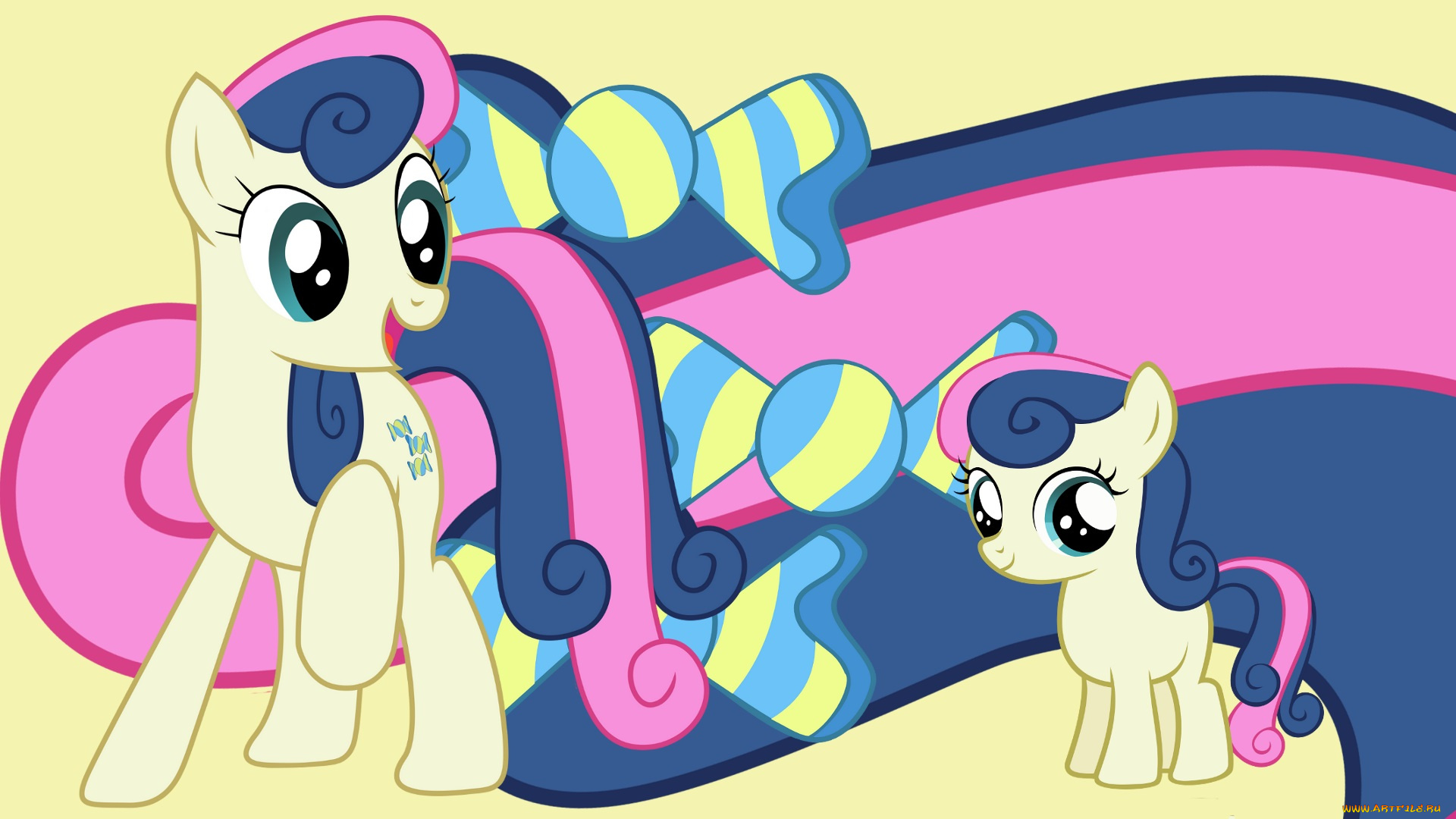 мультфильмы, my, little, pony, пони, фон