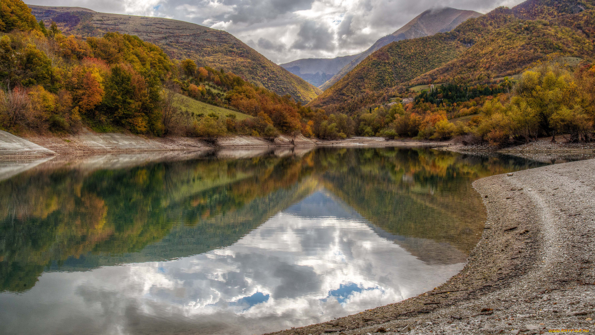 природа, реки, озера, река, лес, горы