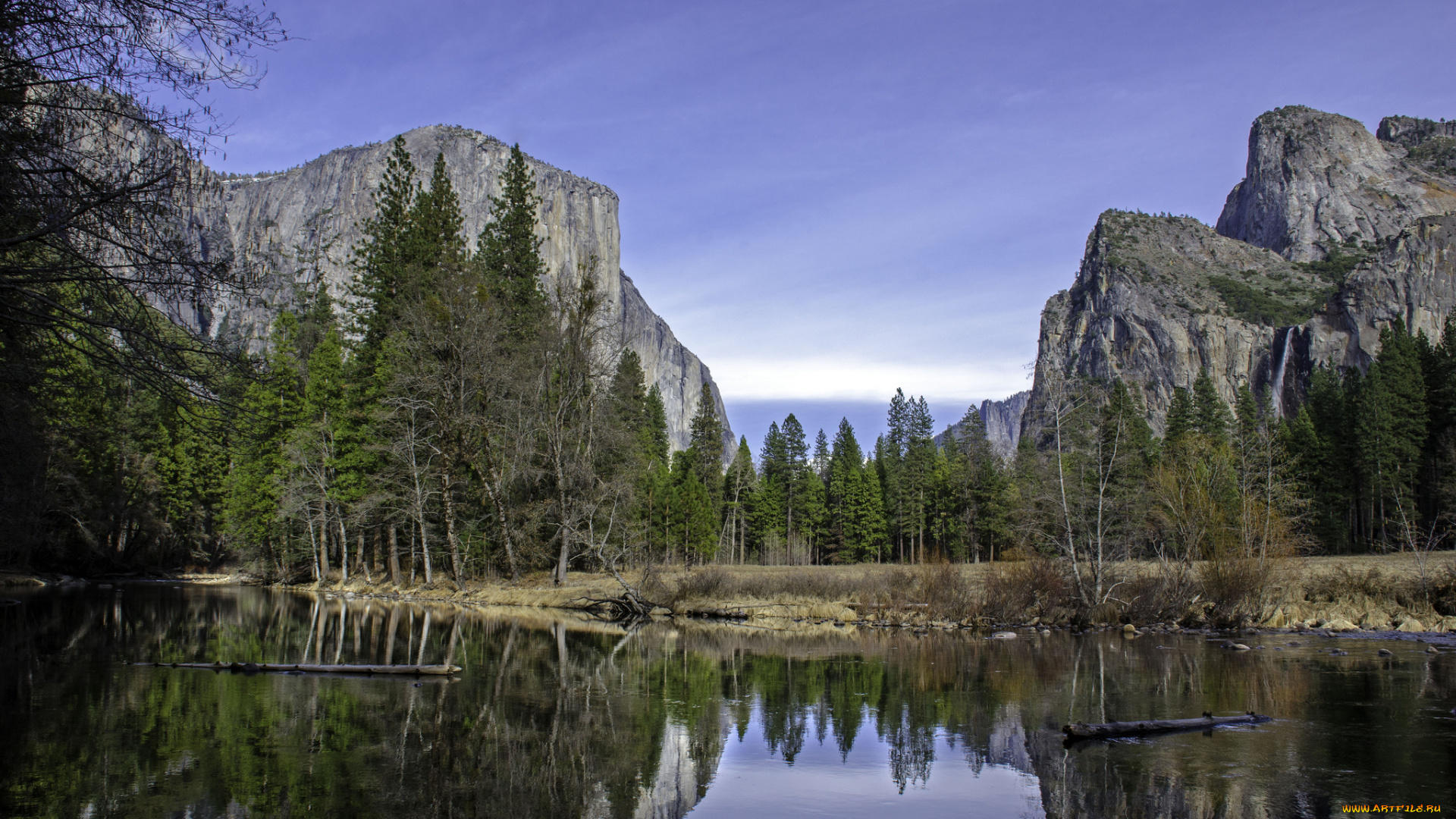 природа, реки, озера, река, лес, горы