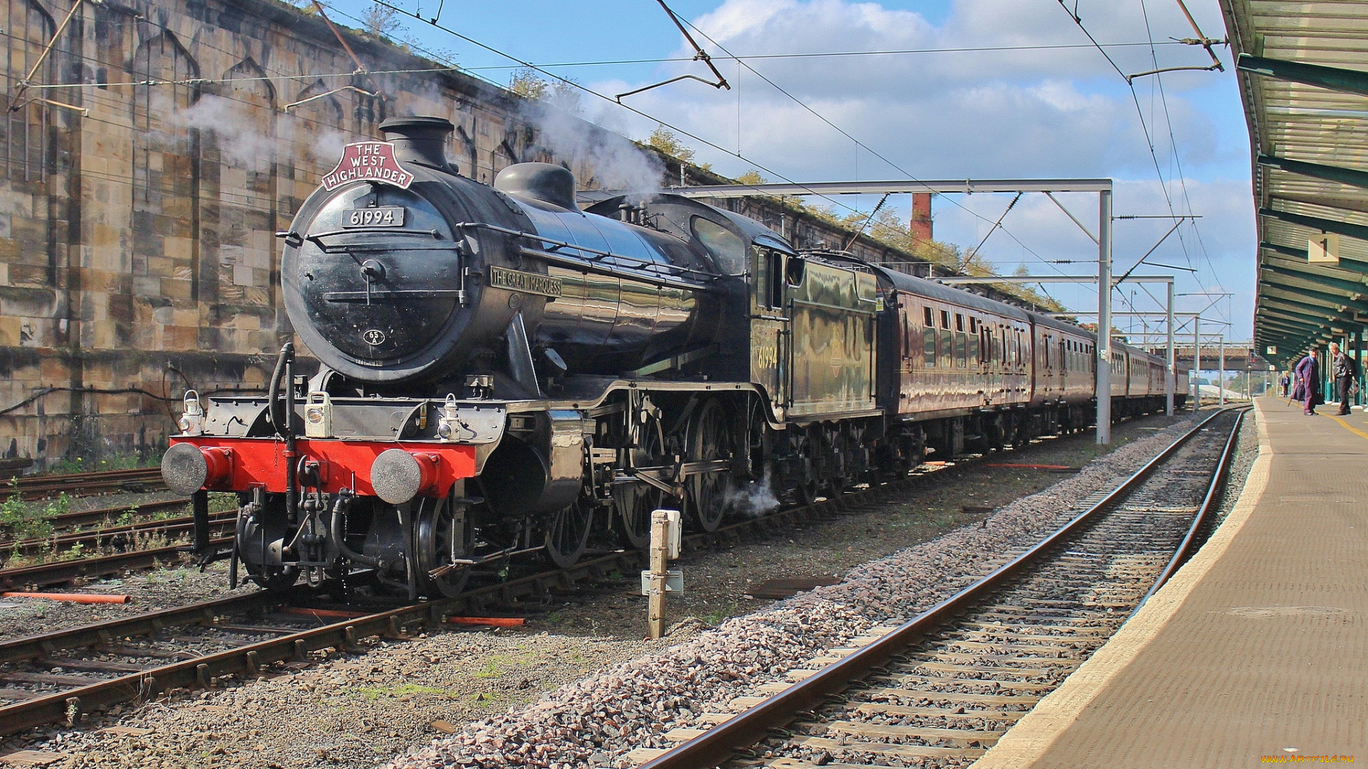 техника, паровозы, дорога, железная, паровоз