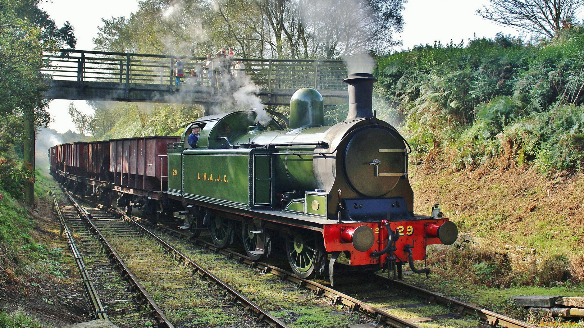 техника, паровозы, паровоз, дорога, железная