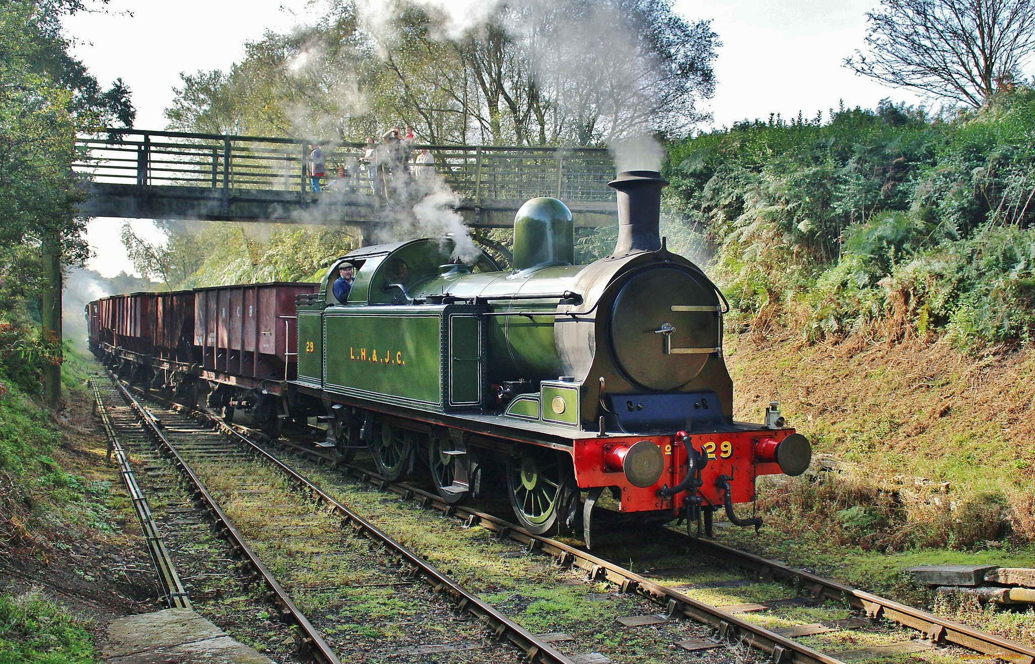 техника, паровозы, паровоз, дорога, железная