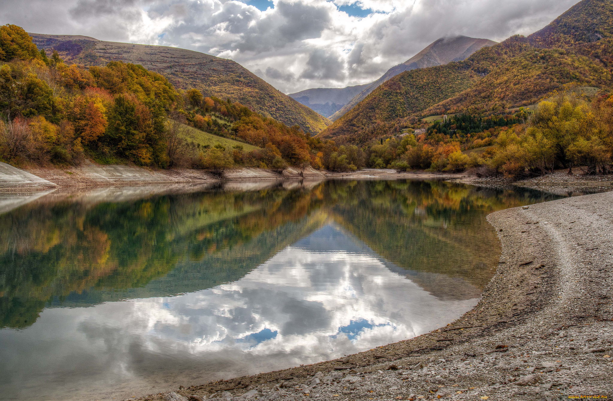 природа, реки, озера, река, лес, горы