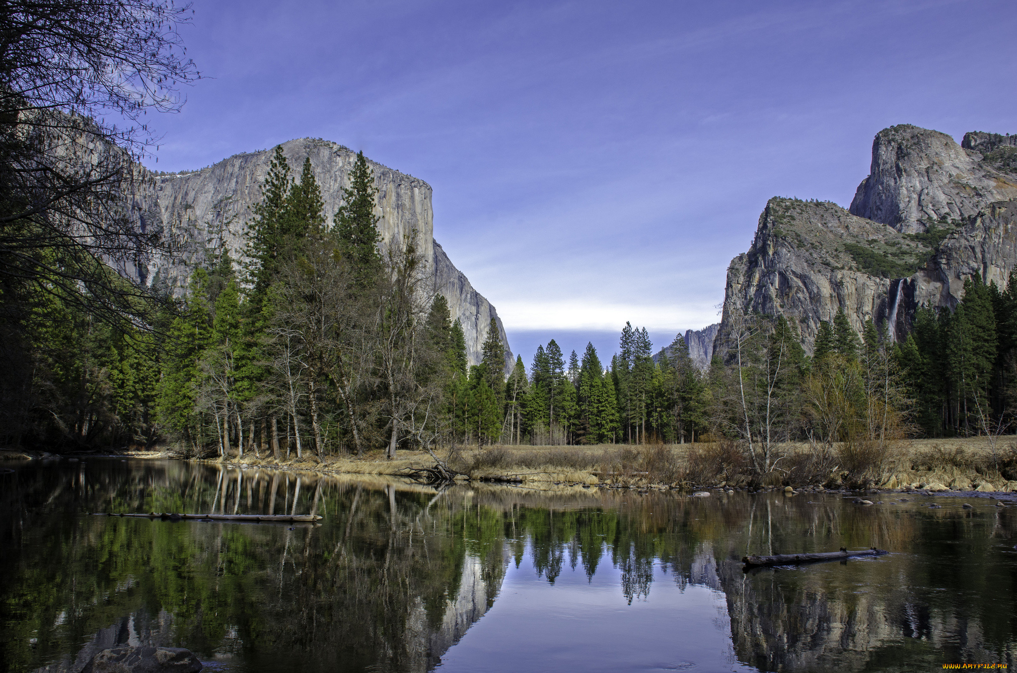 природа, реки, озера, река, лес, горы