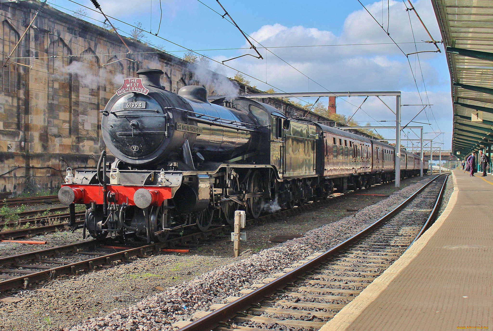 техника, паровозы, дорога, железная, паровоз