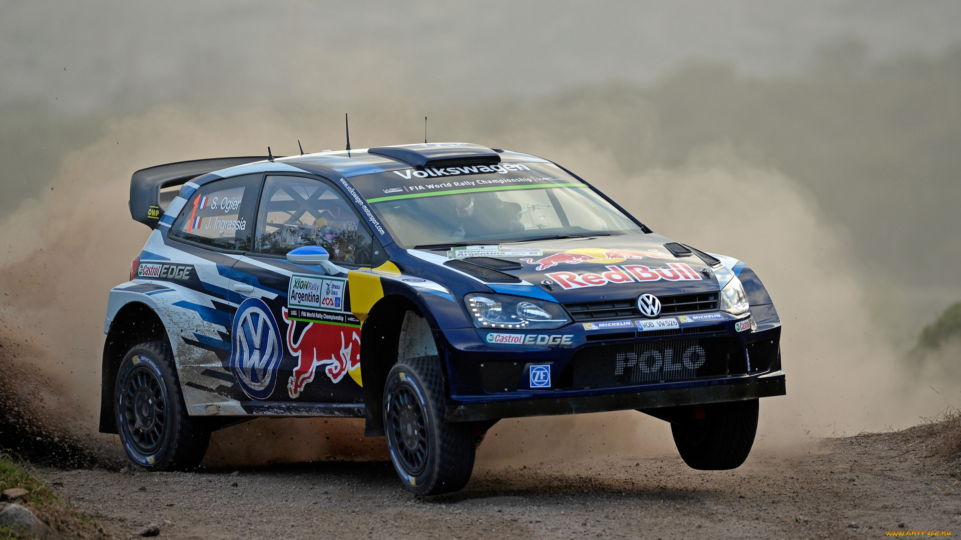 спорт, автоспорт, гонки, трасса, r, wrc, polo, volkswagen, скорость, 2015г, typ, 6r