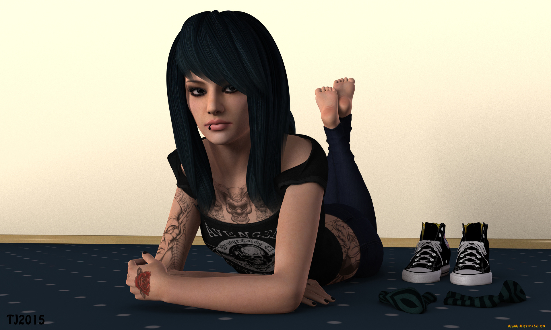 3д, графика, люди, , people, девушка, взгляд, фон