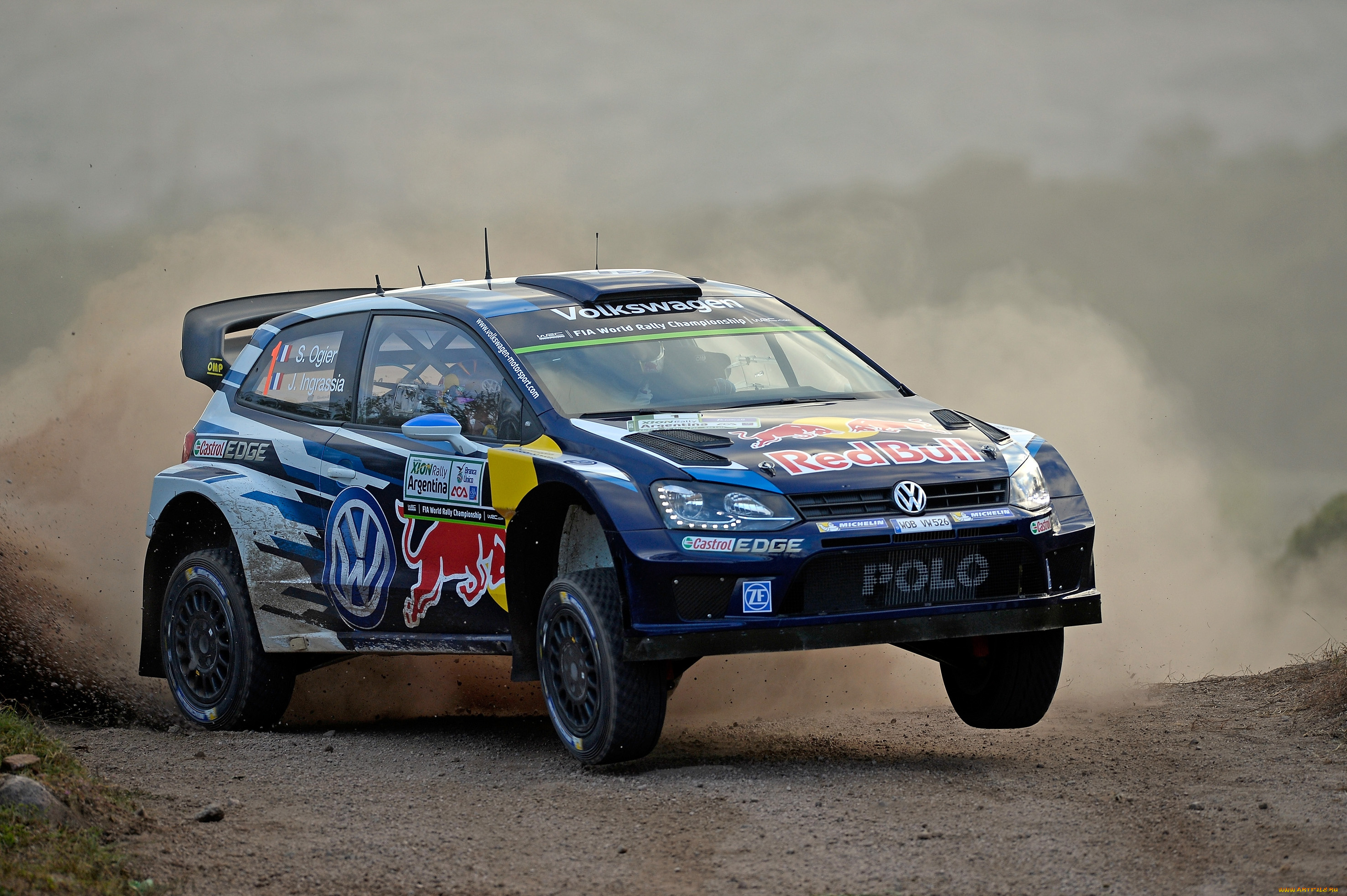 спорт, автоспорт, гонки, трасса, r, wrc, polo, volkswagen, скорость, 2015г, typ, 6r