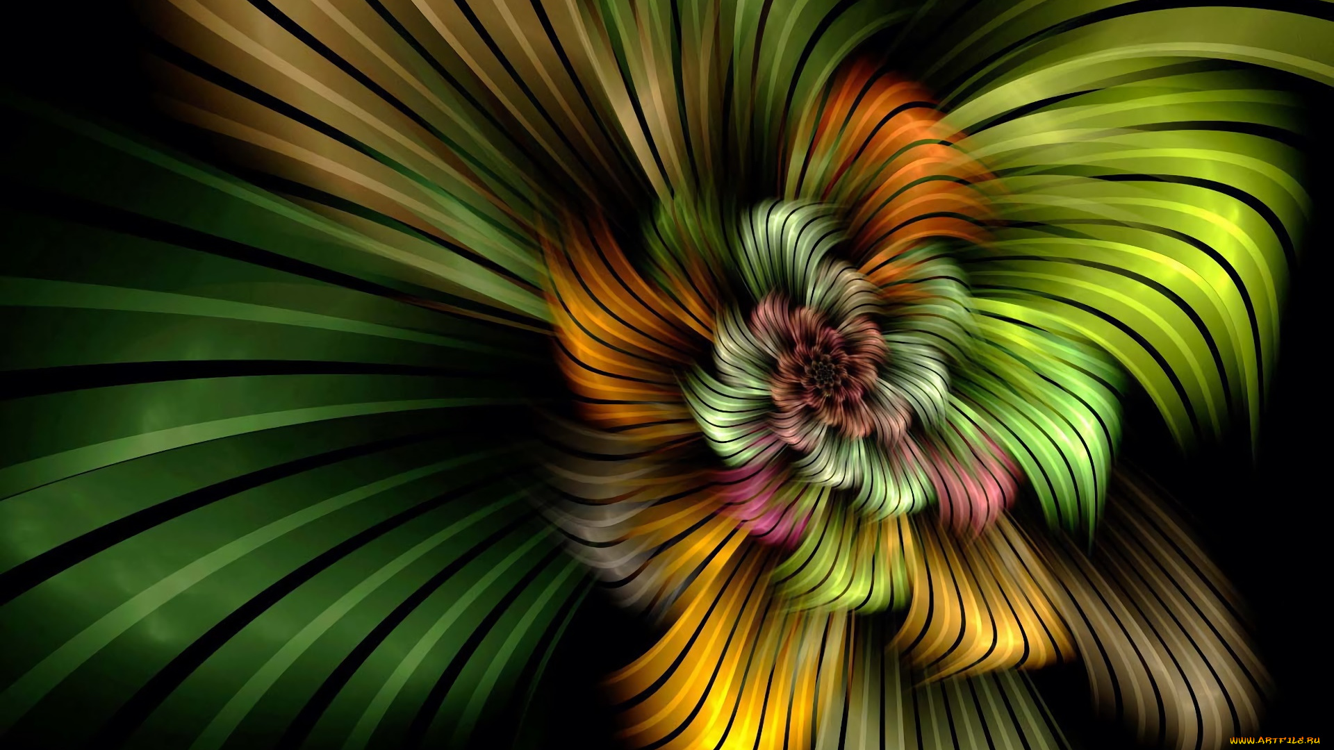 3д, графика, фракталы, , fractal, узор, фон, цвета