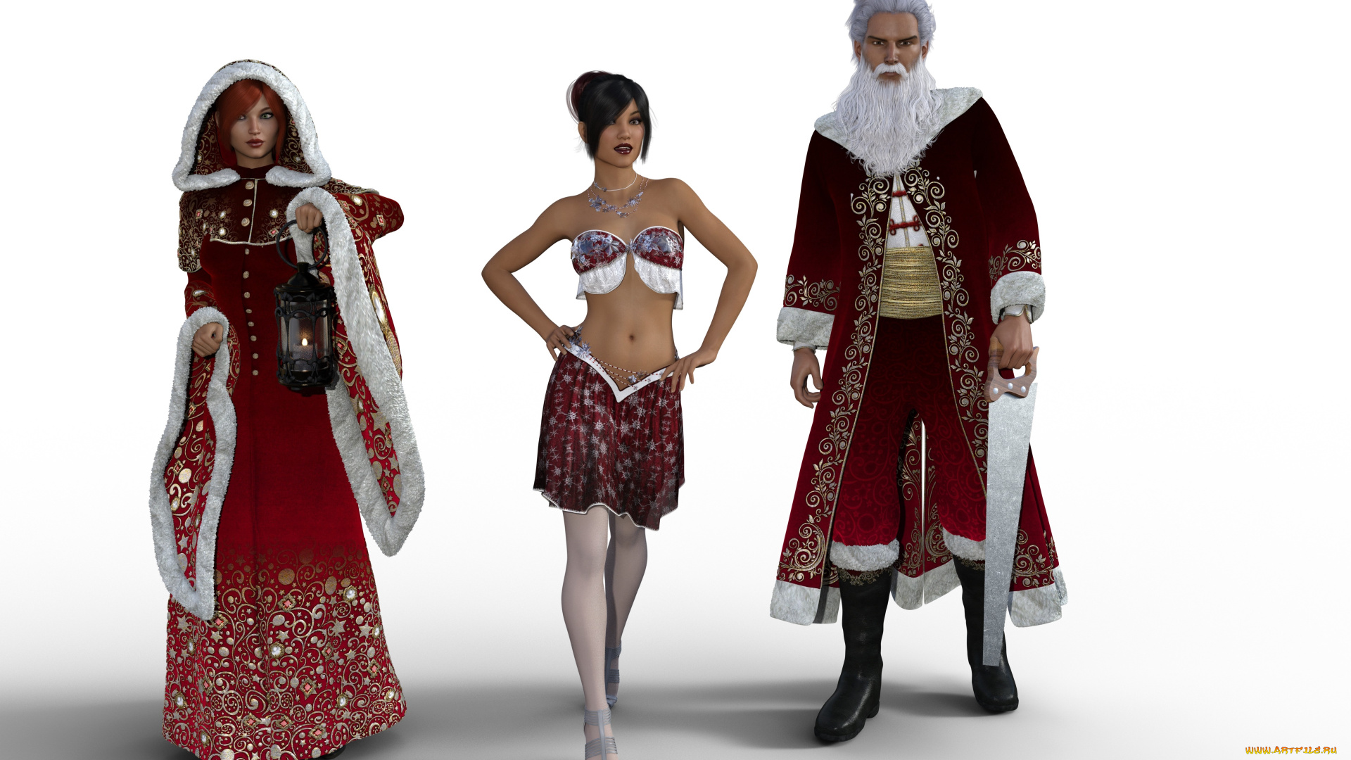 3д, графика, люди, , people, девушки, взгляд, фон, мужчина