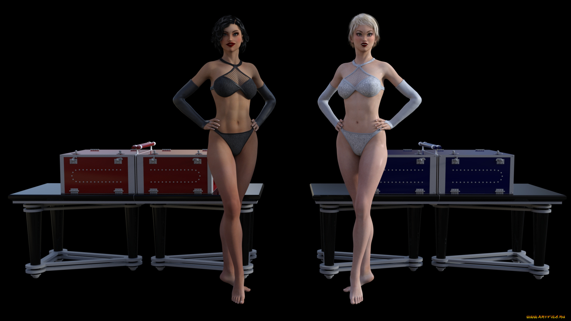 3д, графика, люди, , people, фон, взгляд, девушки