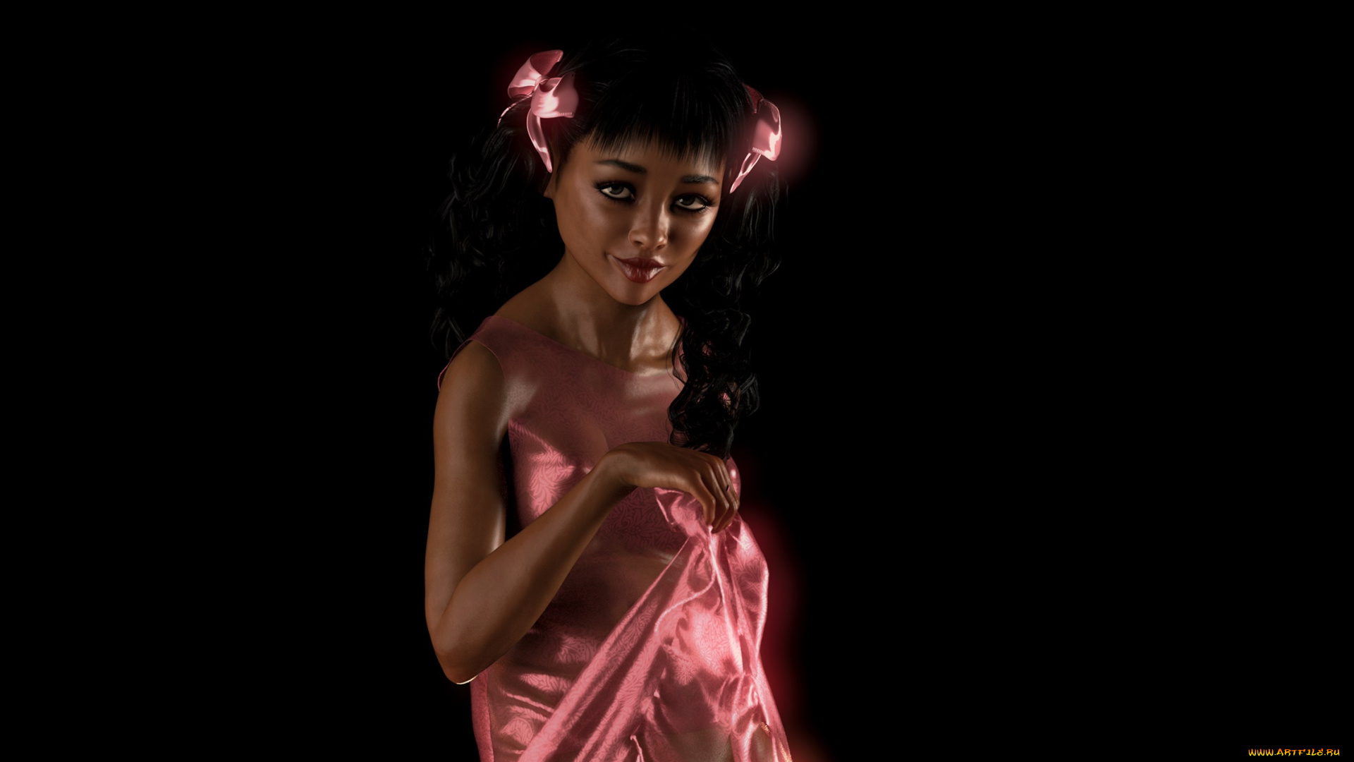 3д, графика, люди, , people, взгляд, девушка, фон