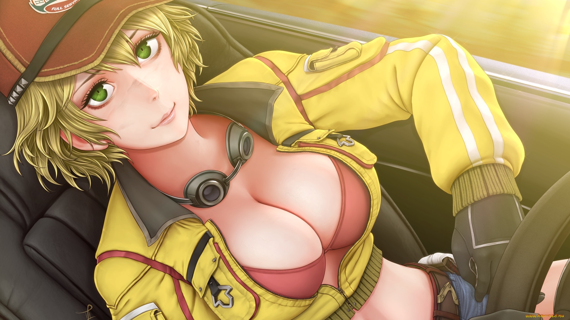 аниме, final, fantasy, девушка