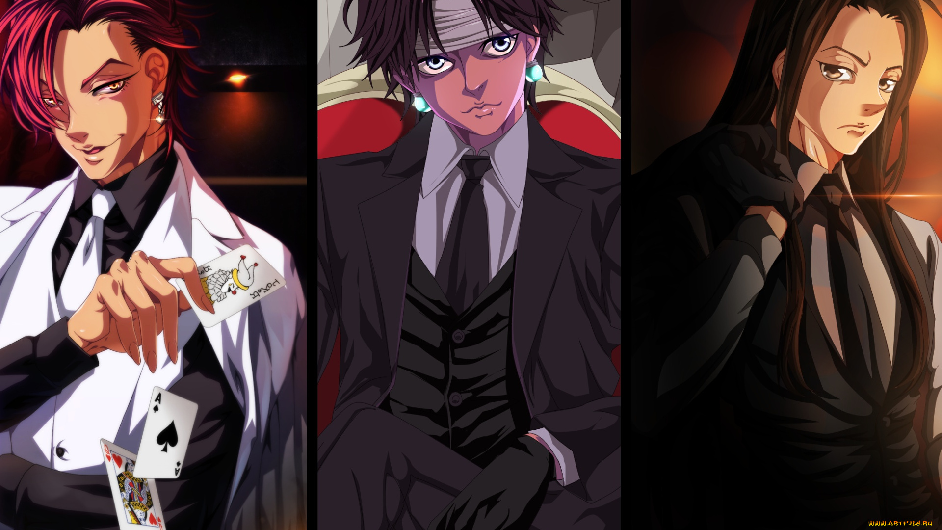 аниме, hunter, x, hunter, парни