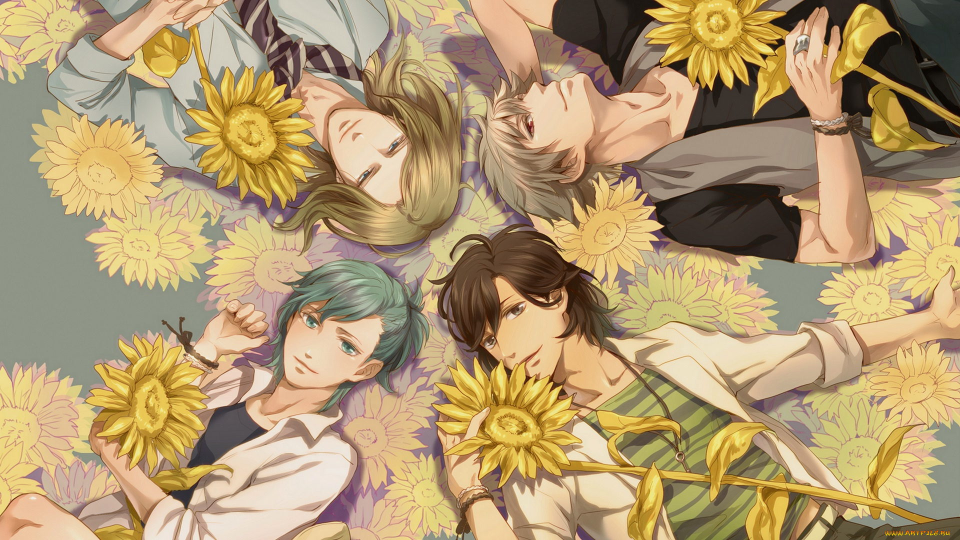 аниме, uta, no, prince-sama, парни