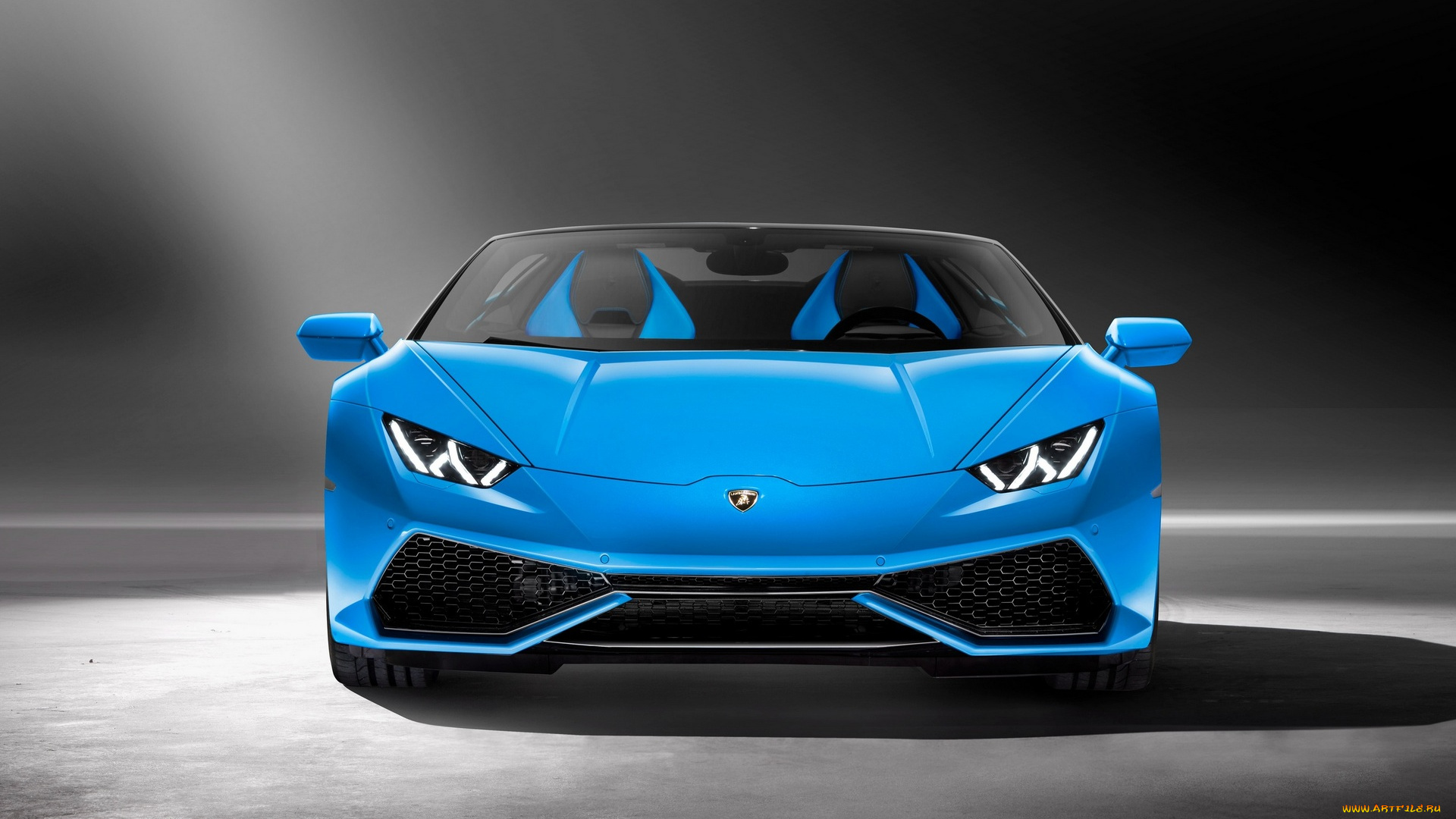 автомобили, lamborghini, ламборгини, huracan, голубой