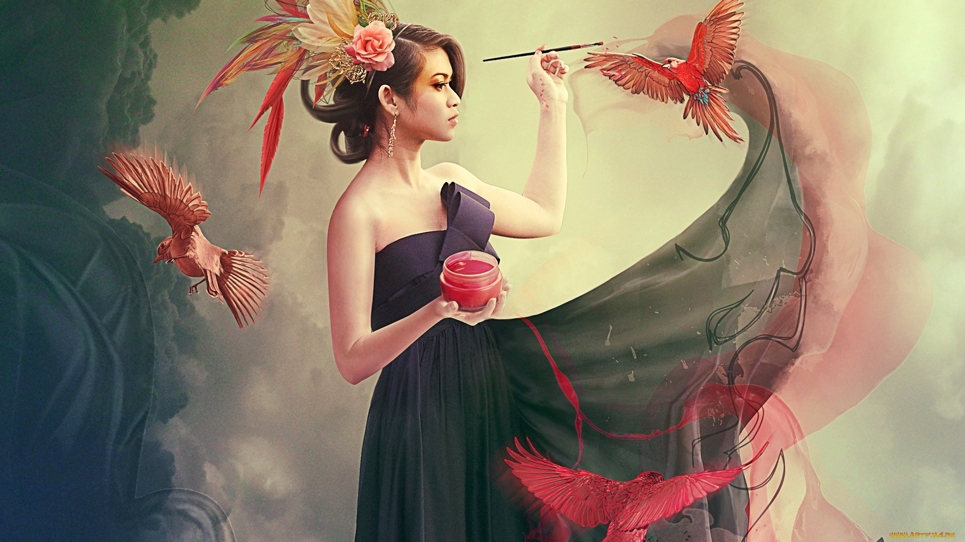 fantasy, фэнтези, девушки, фэнтази