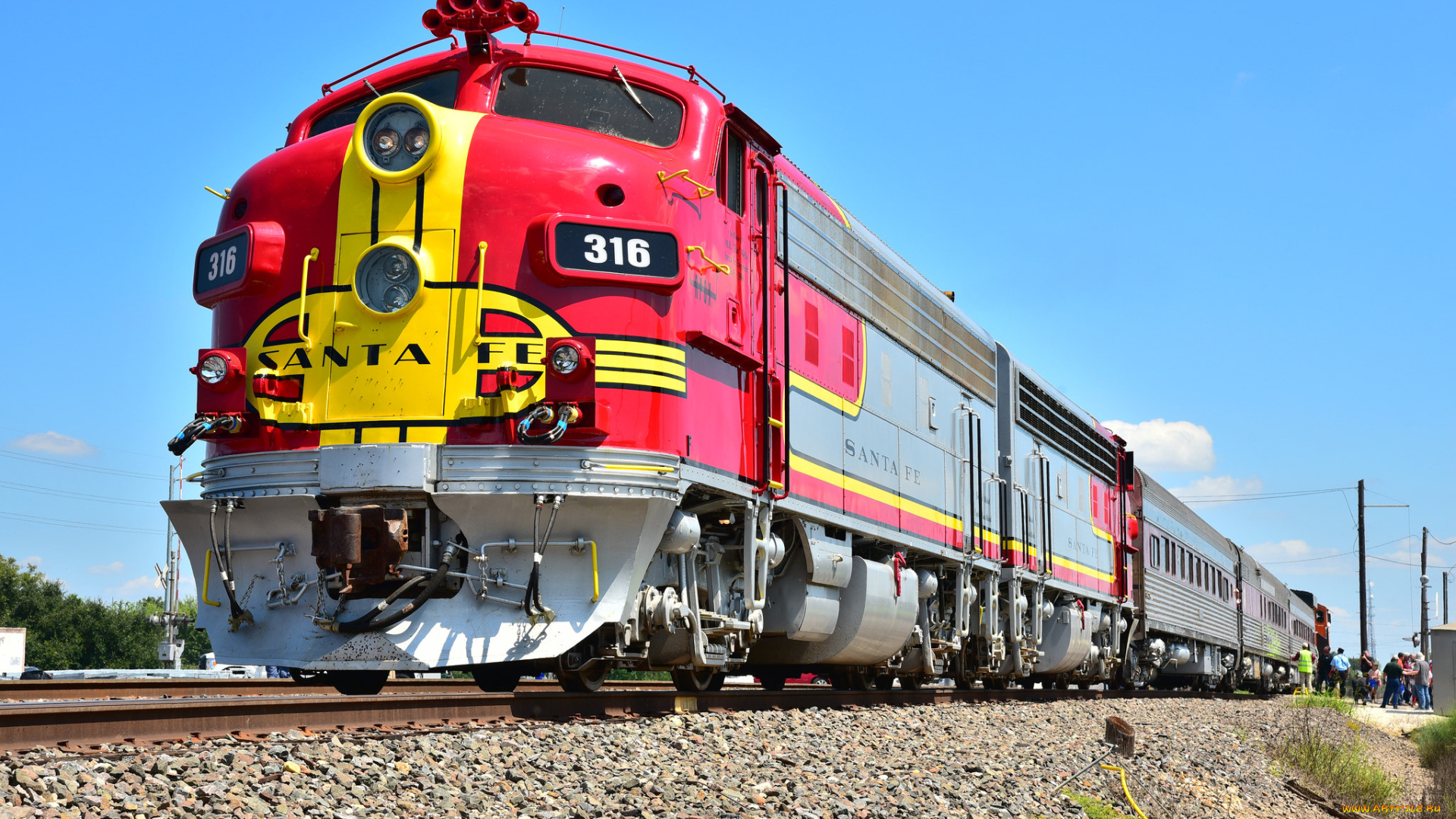 техника, поезда, локомотив, состав