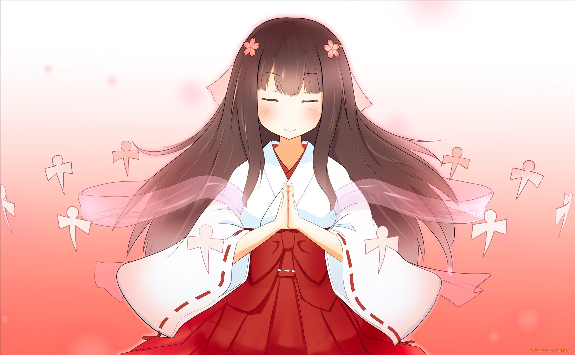 аниме, unknown, , другое, фон, девушка, взгляд