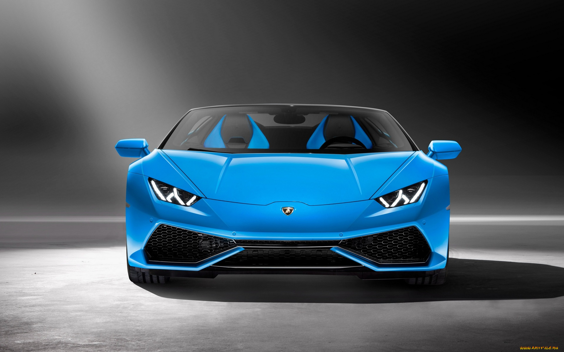 автомобили, lamborghini, ламборгини, huracan, голубой