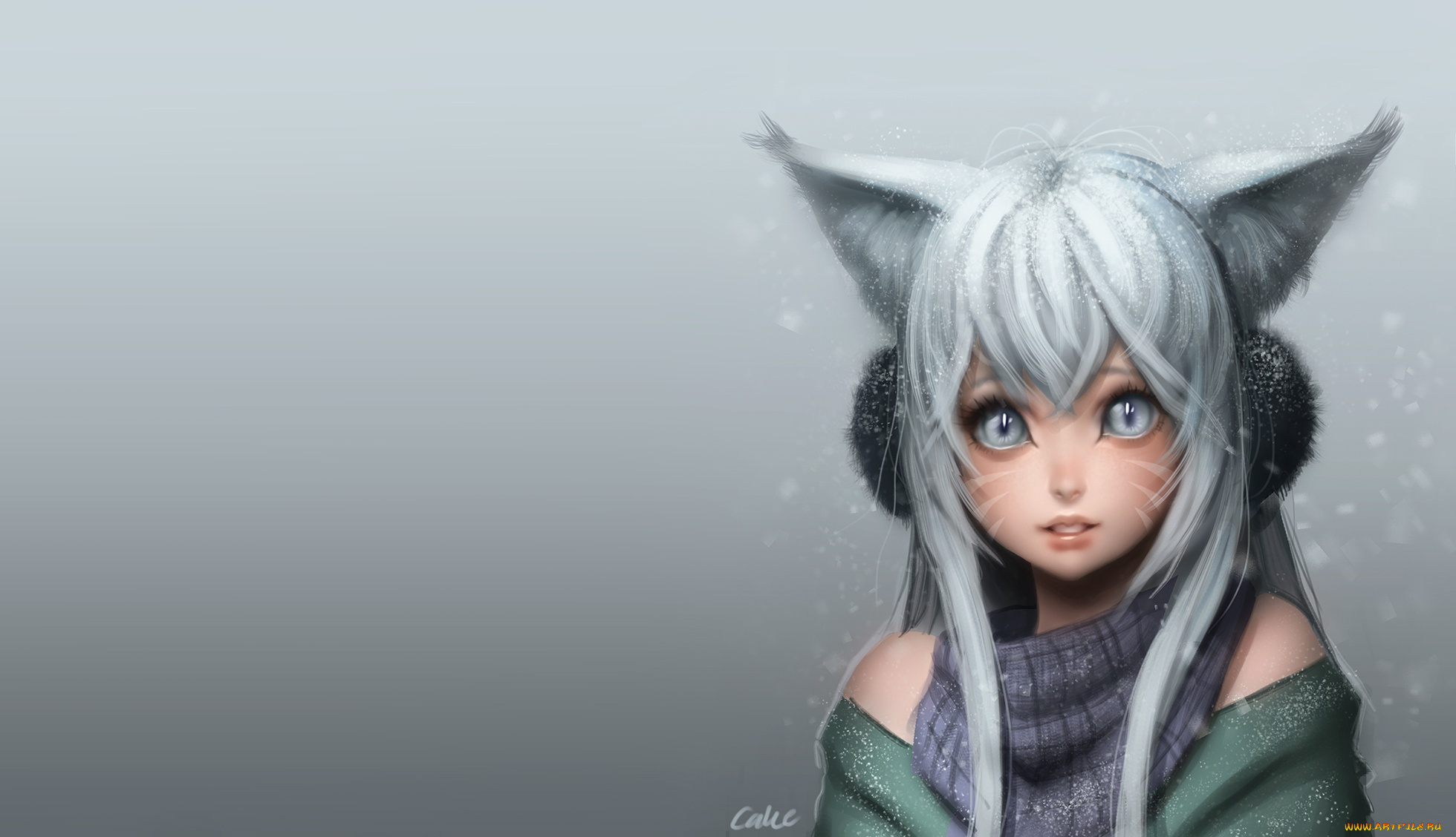 аниме, животные, , существа, неко