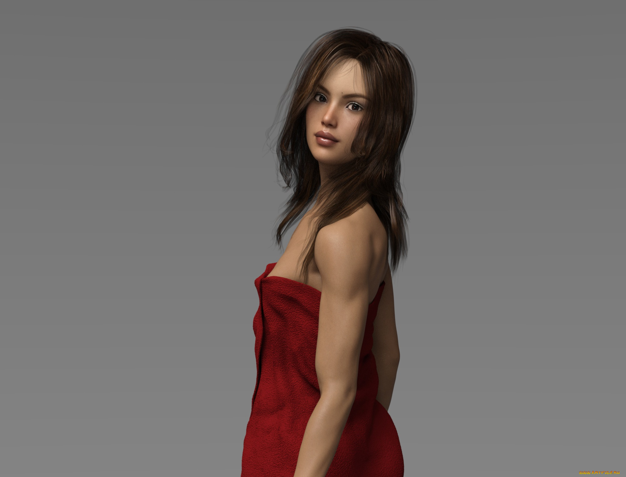 3д, графика, люди, , people, девушка, фон, взгляд