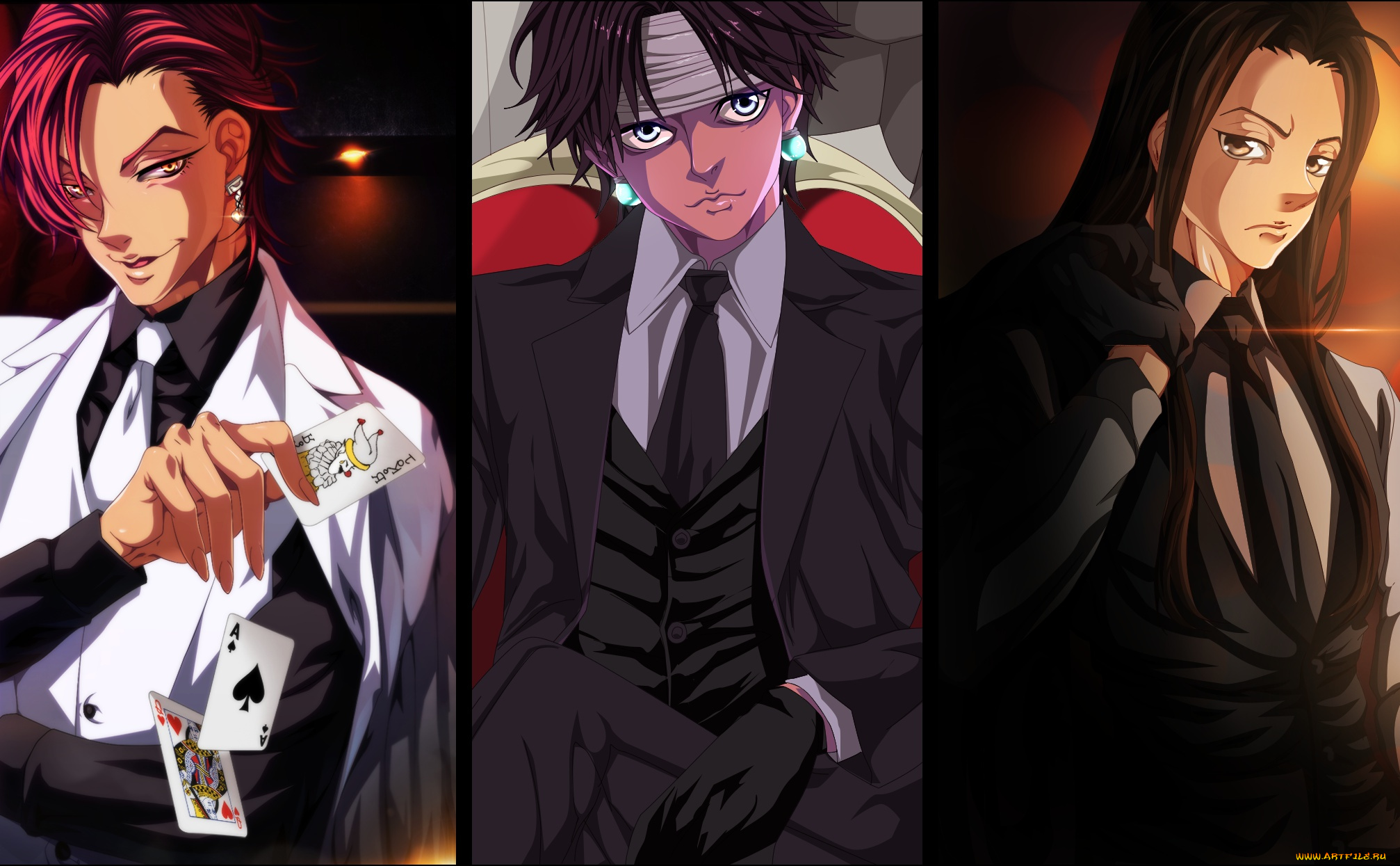 аниме, hunter, x, hunter, парни