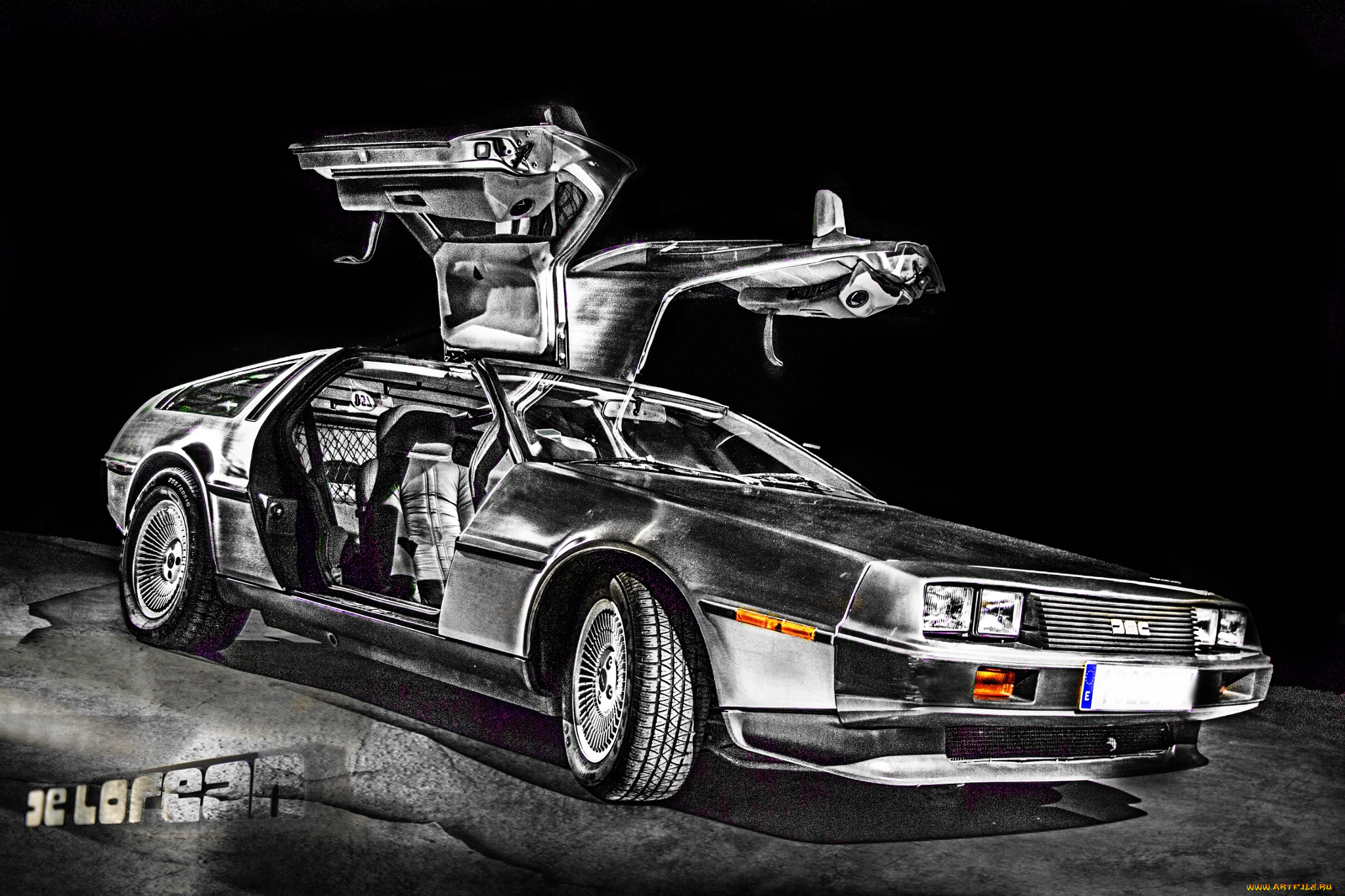 автомобили, dmc, delorean, dmc-12