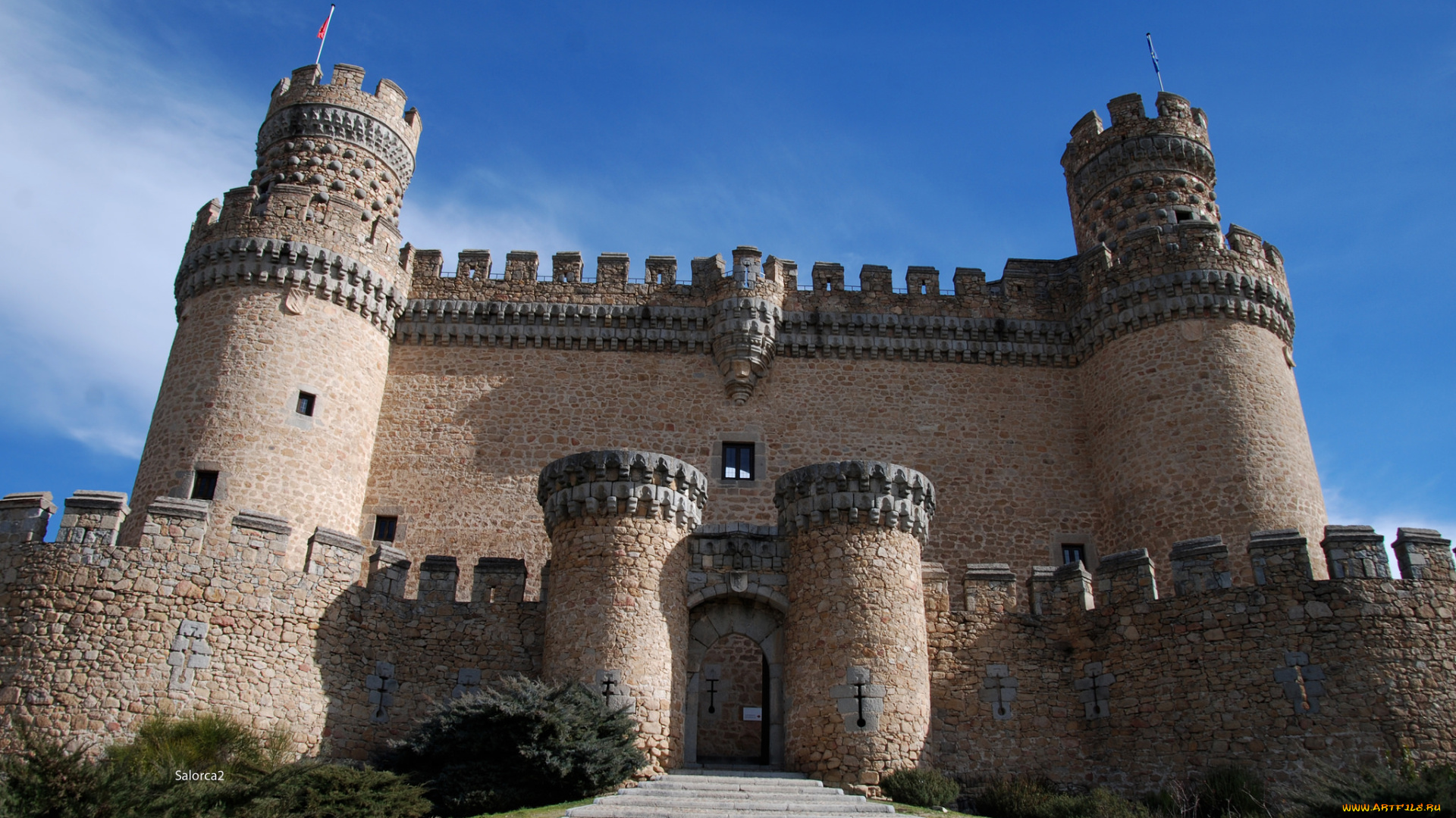 castillo, de, los, mendoza, города, замки, испании, замок