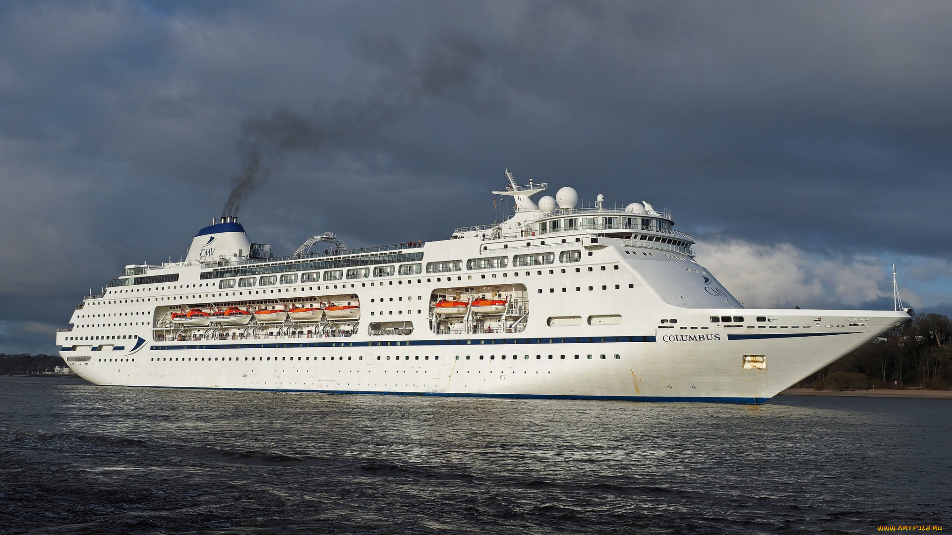 columbus, корабли, лайнеры, круиз, лайнер