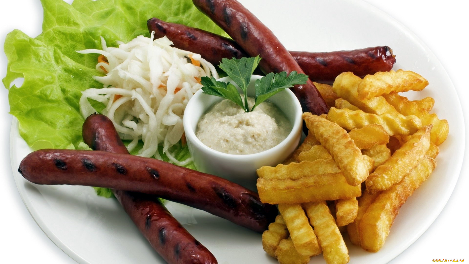 еда, колбасные, изделия, соус, колбаски, картофель