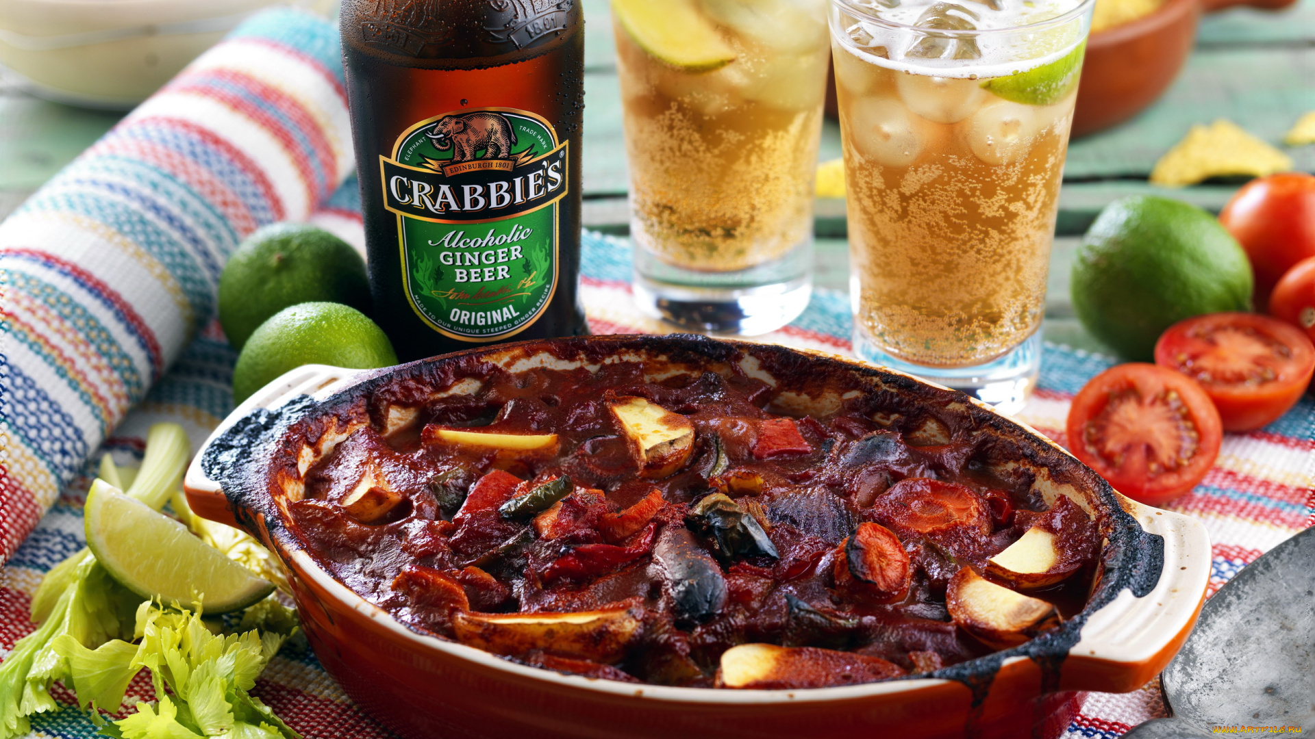 еда, вторые, блюда, лайм, жаркое