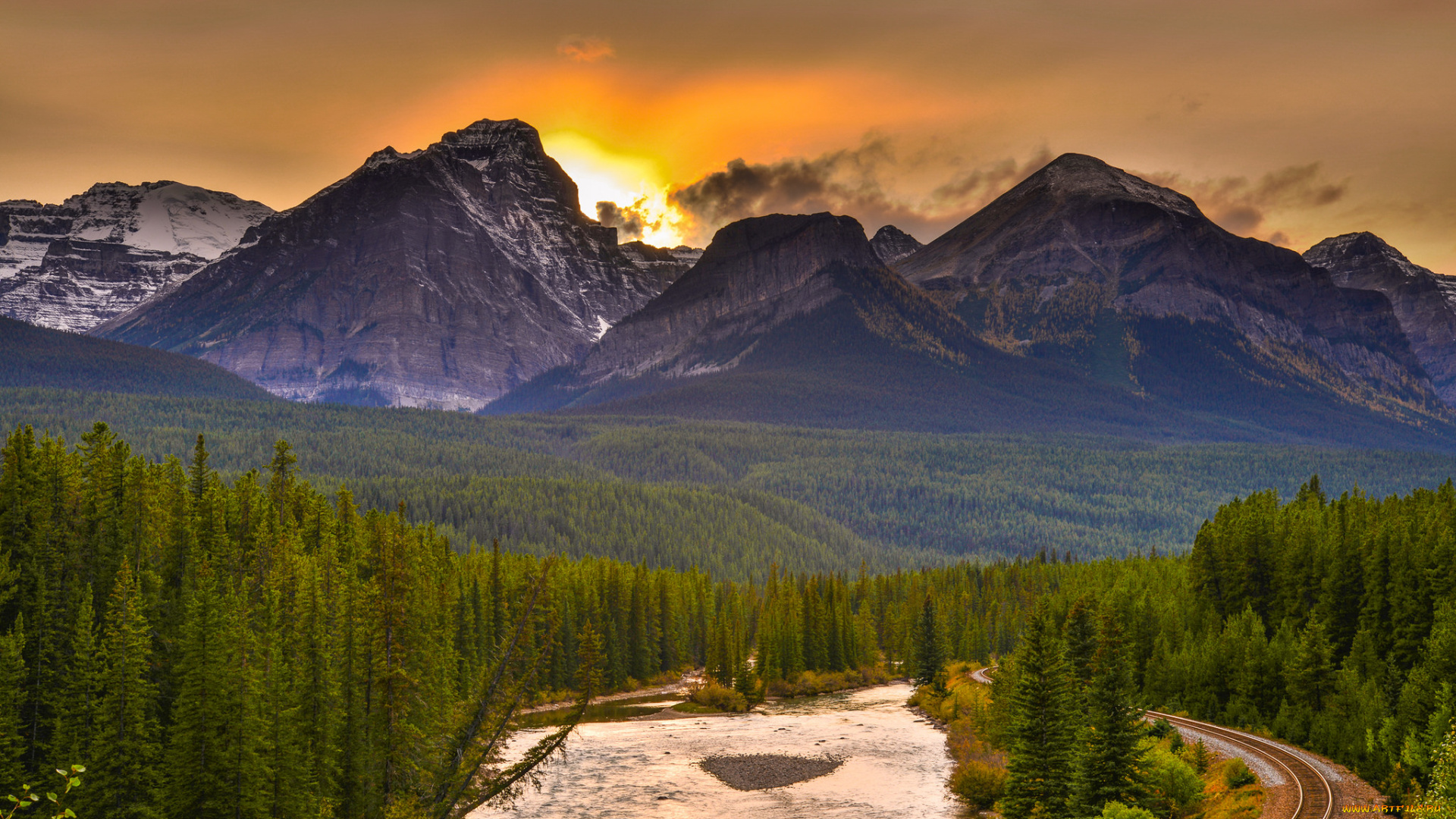 природа, горы, простор