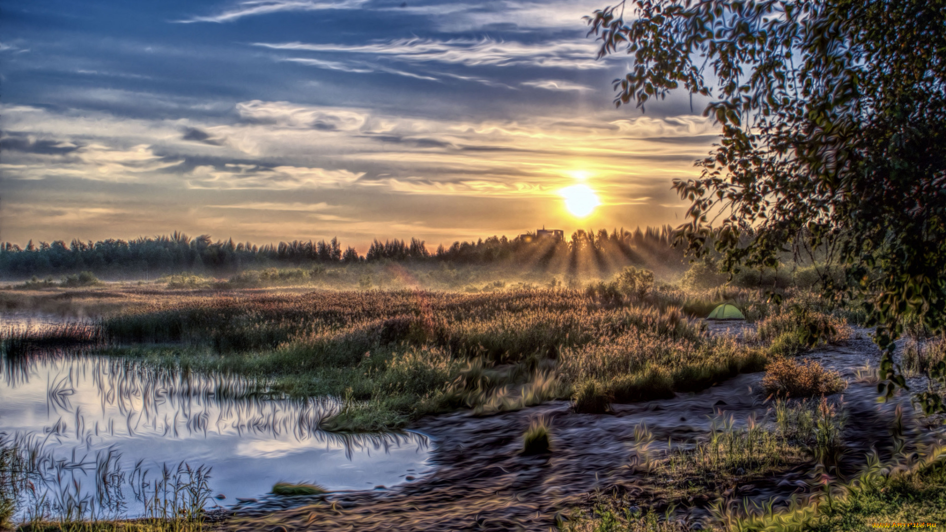 природа, восходы, закаты, простор