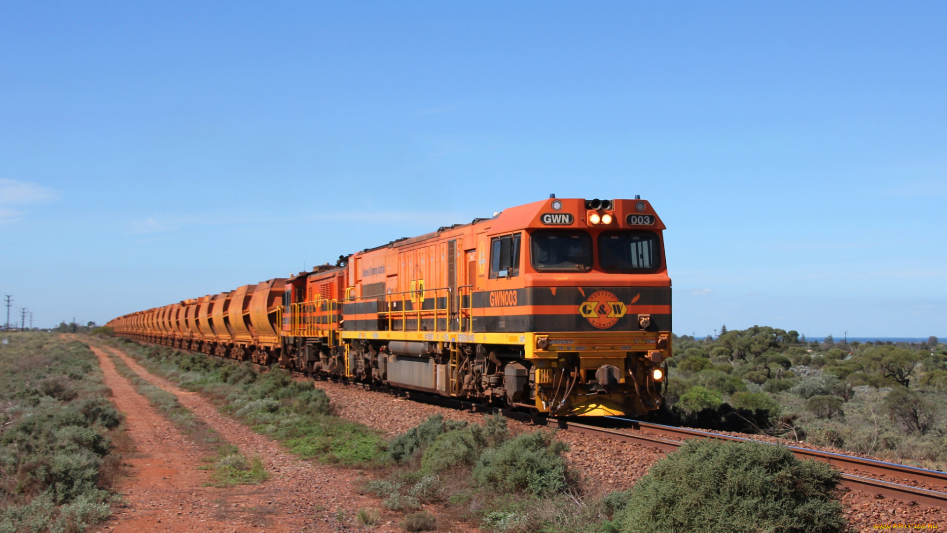 техника, поезда, локомотив, состав