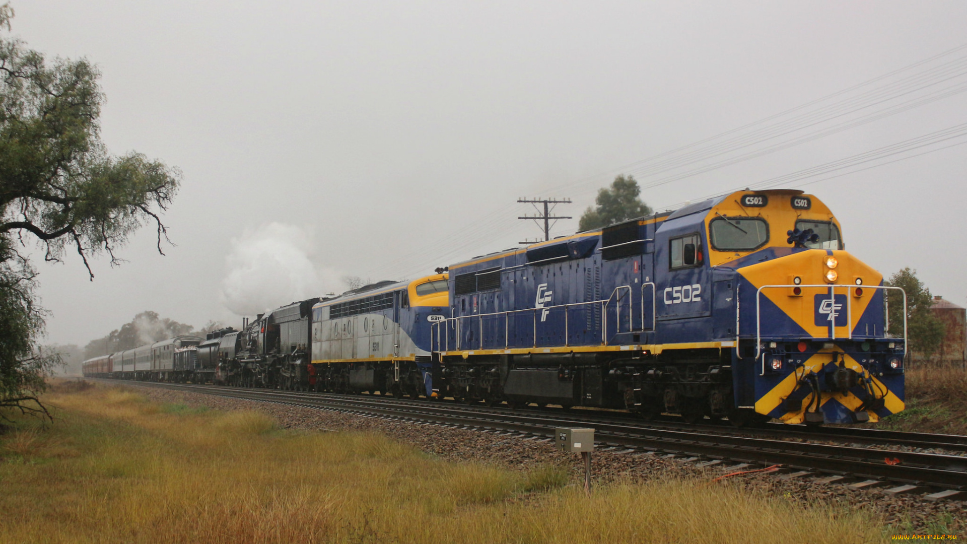 техника, поезда, состав, локомотив