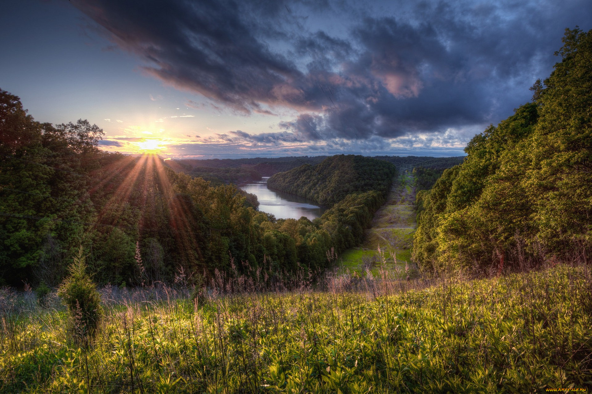 природа, восходы, закаты, простор