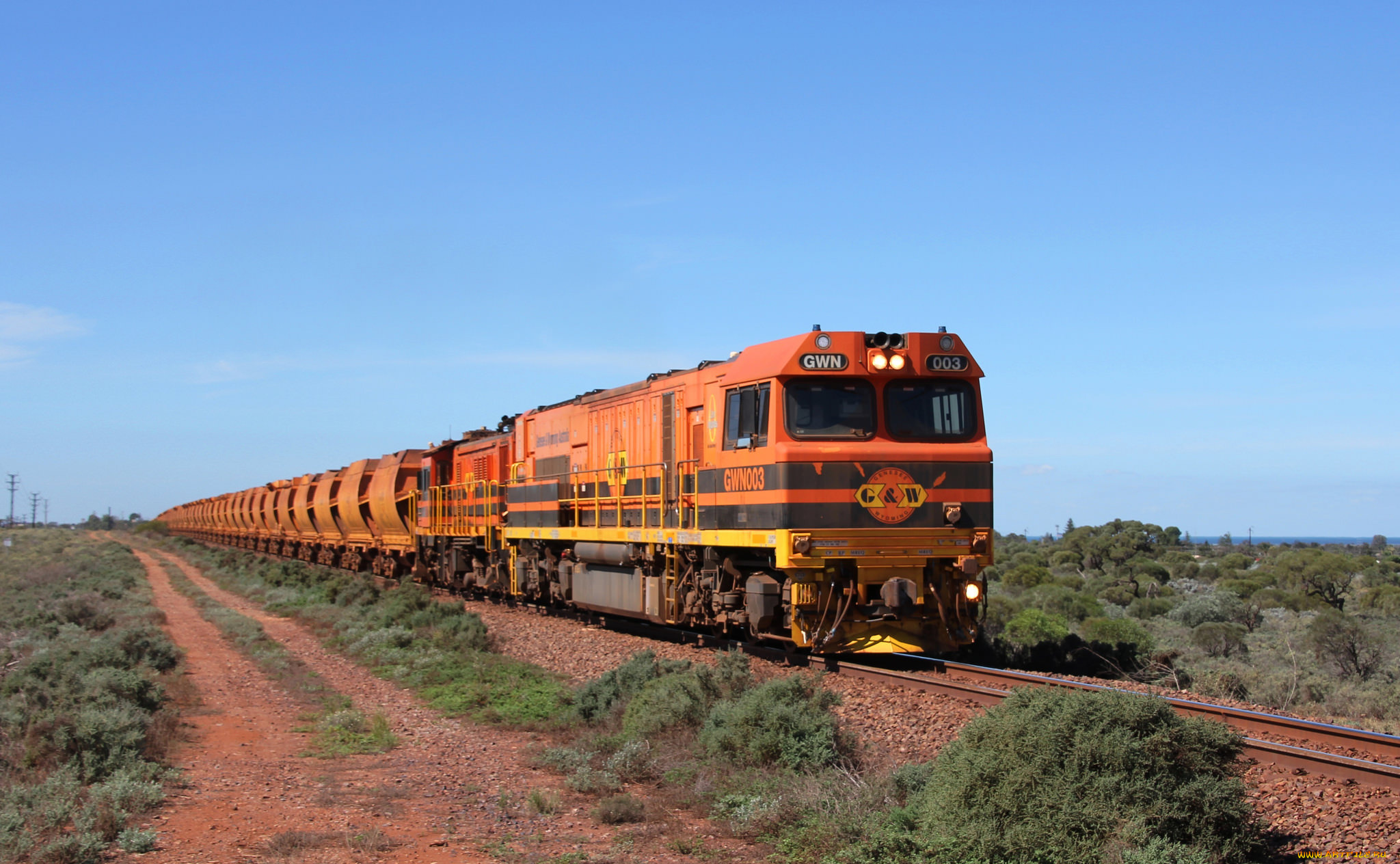 техника, поезда, локомотив, состав