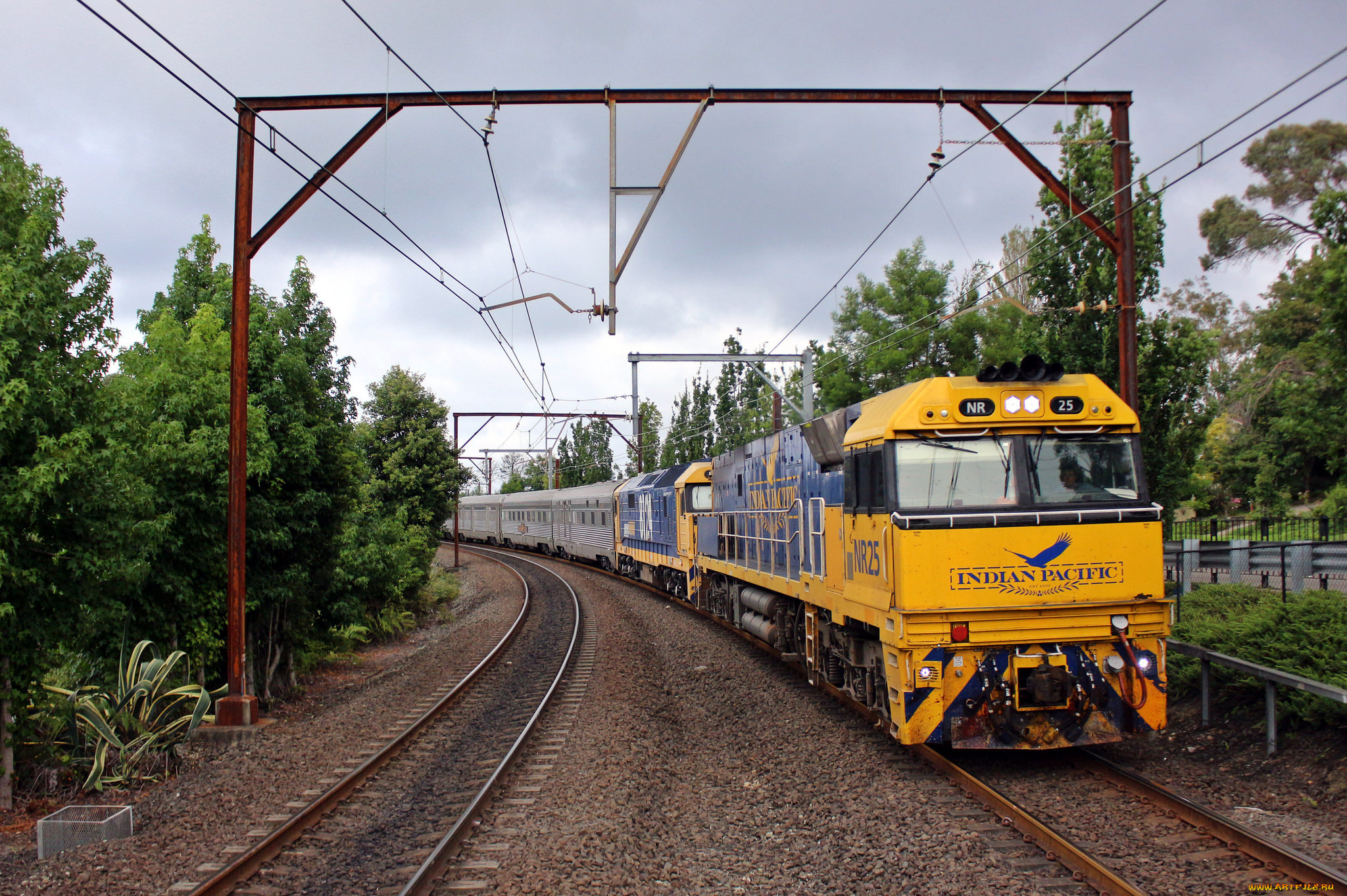 техника, поезда, локомотив, состав