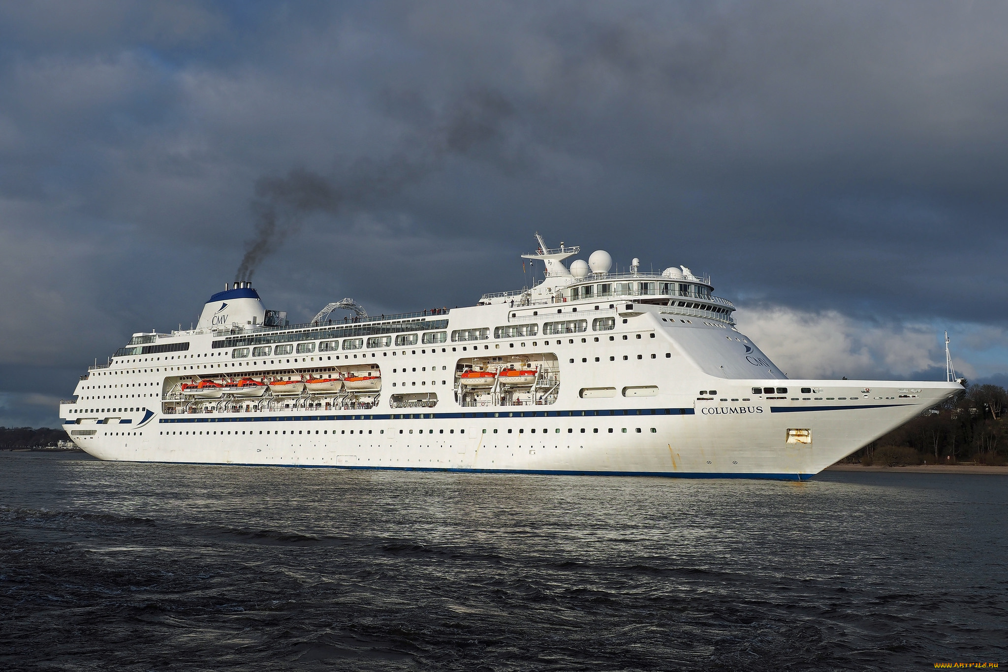 columbus, корабли, лайнеры, круиз, лайнер