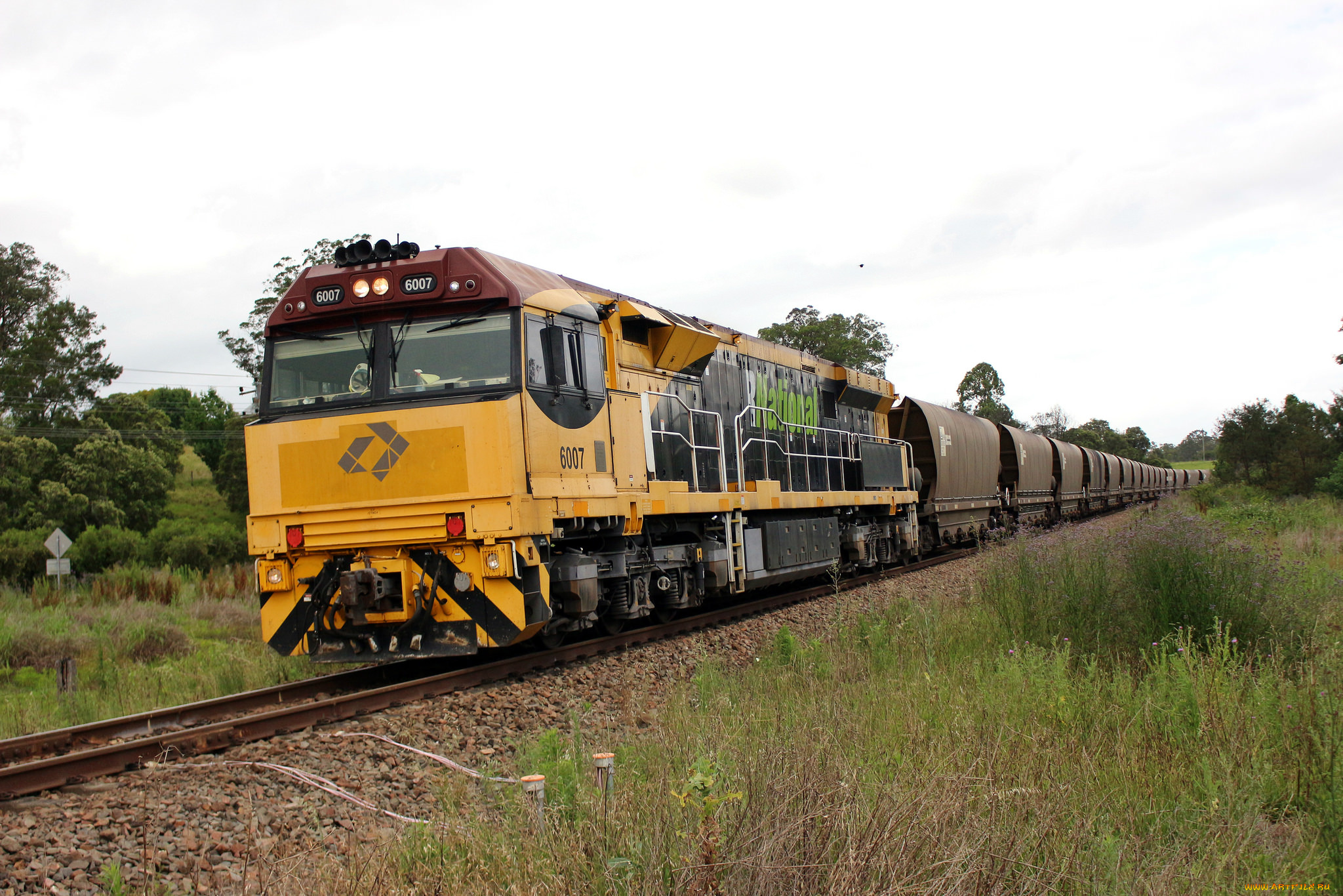 техника, поезда, локомотив, состав