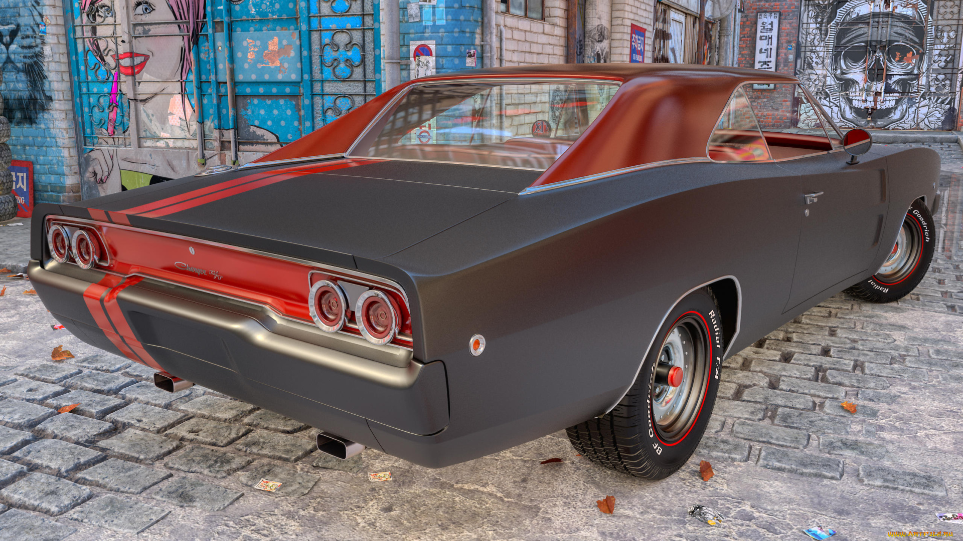 автомобили, 3д, фон, автомобиль