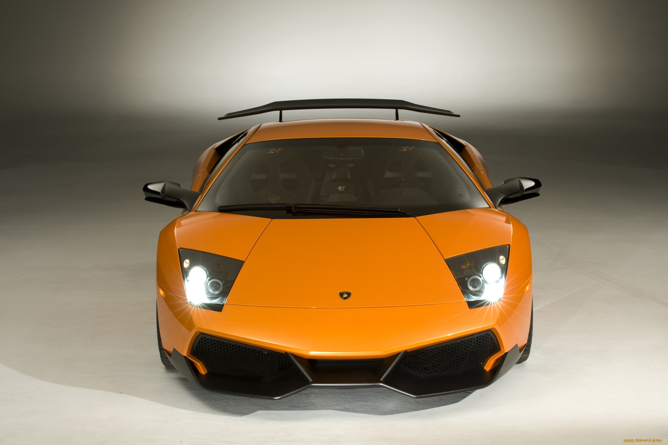 автомобили, lamborghini, lp, murcielago, 670-4, желтый, ламборгини