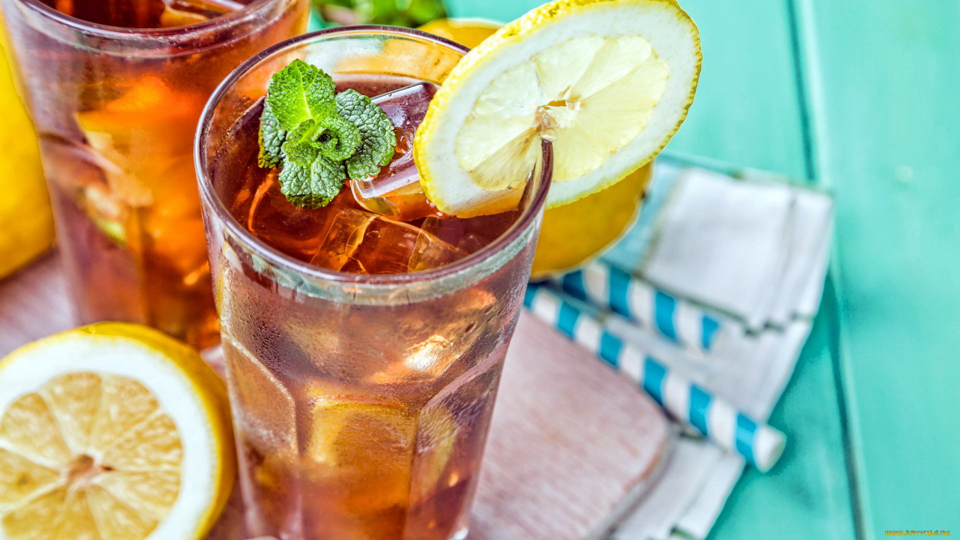 еда, напитки, , коктейль, лед, коктейль, мята, лимон