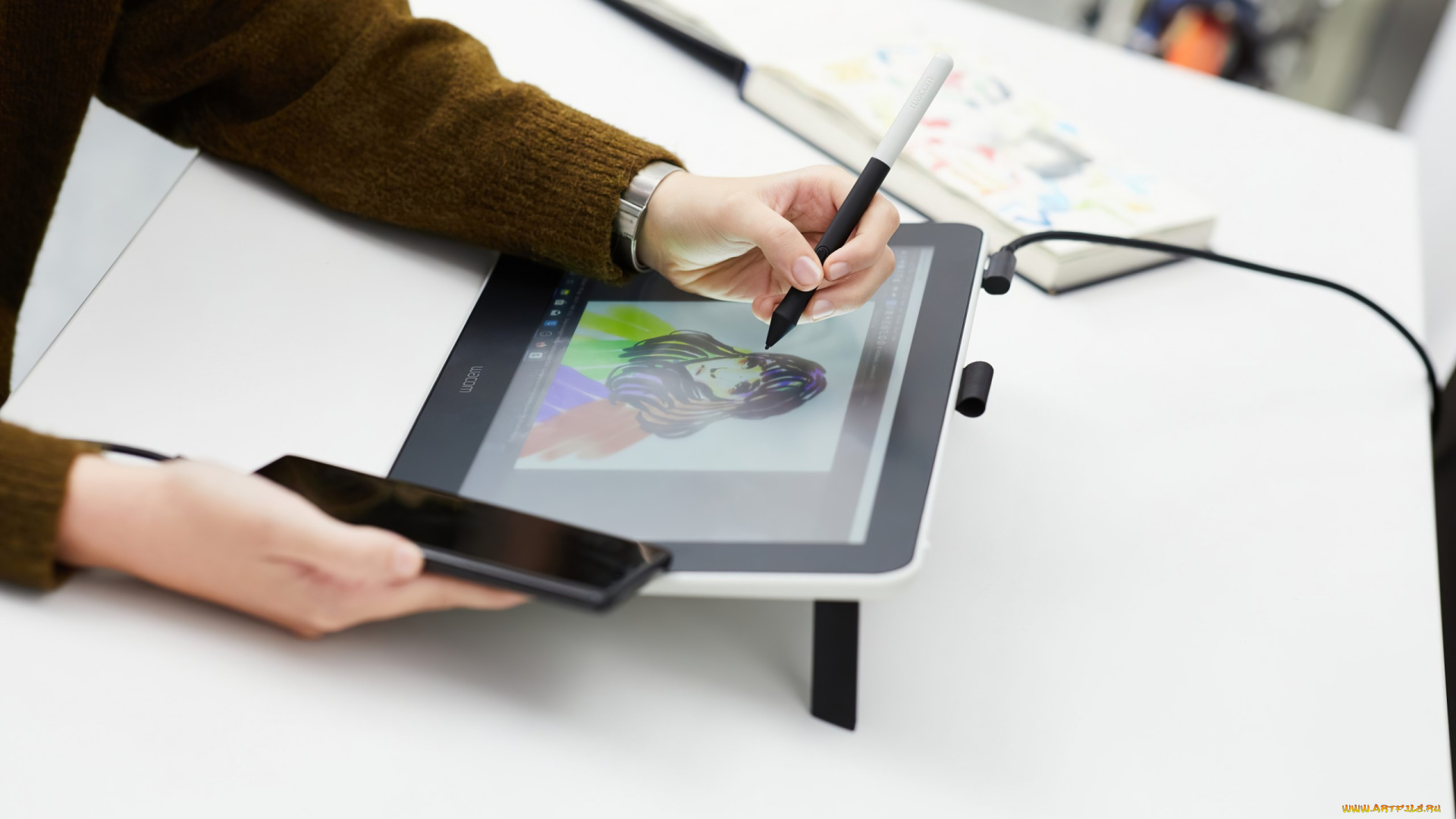 компьютеры, -unknown, , разное, стилус, планшет, ces, 2020, wacom, one, смартфон