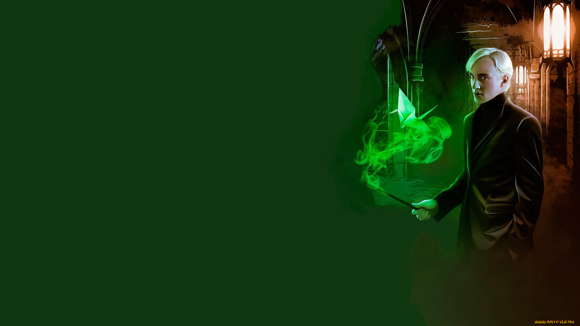 рисованное, кино, , мультфильмы, драко, малфой, палочка, магия