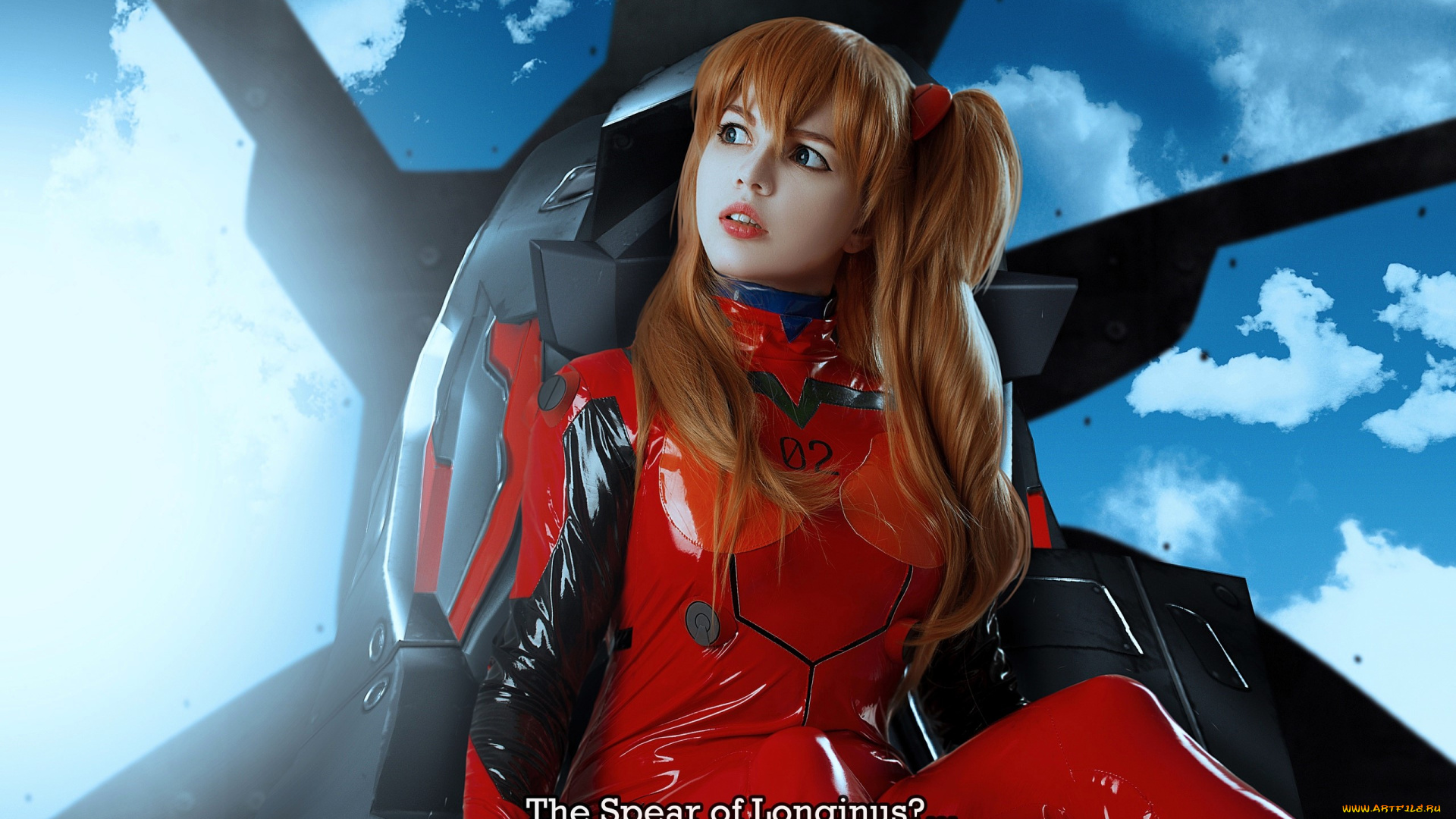 девушки, -, креатив, , косплей, образ, костюм, косплей, рыжая, кресло